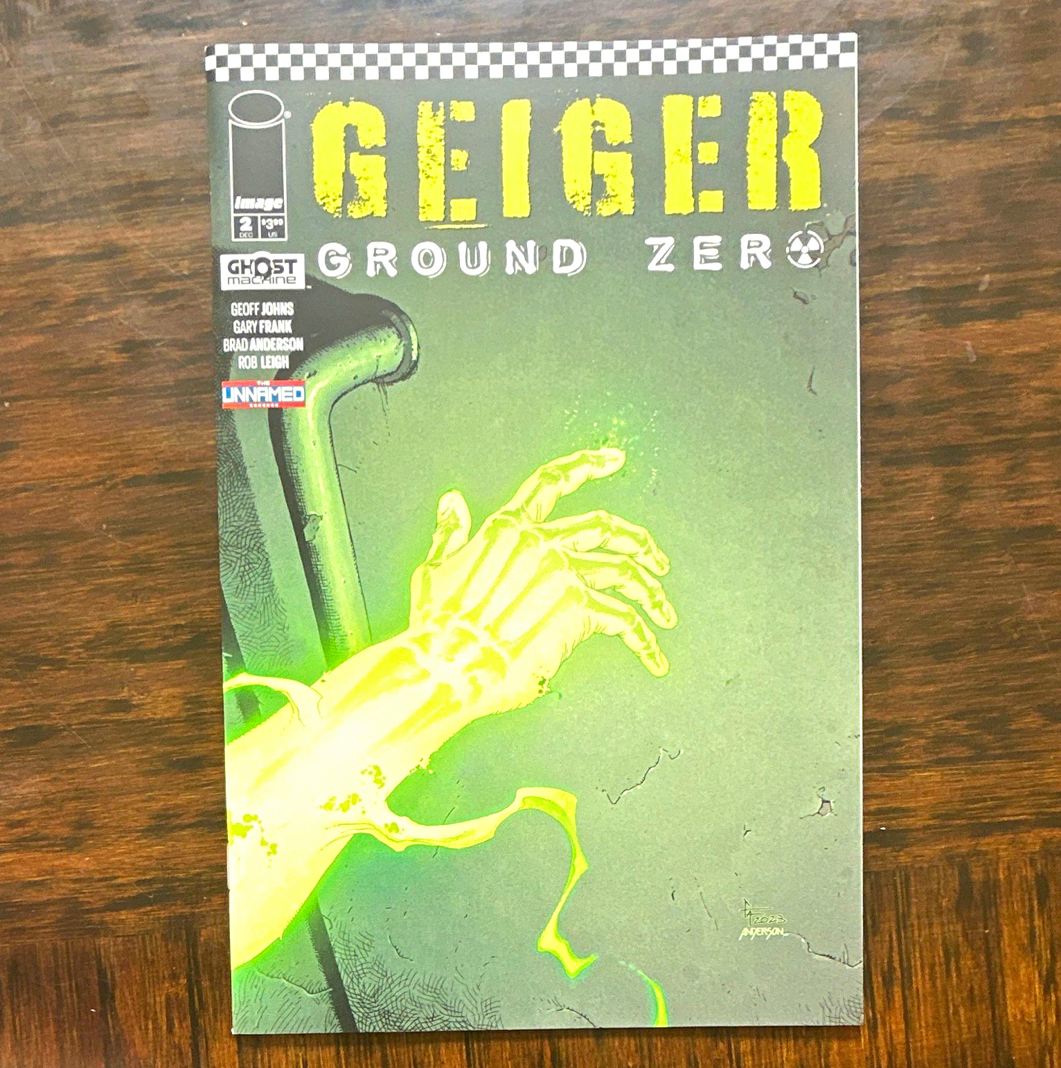 Geiger: Ground Zero 2 (1:25) Variant 2023 NM Image Comics Ghost Machine