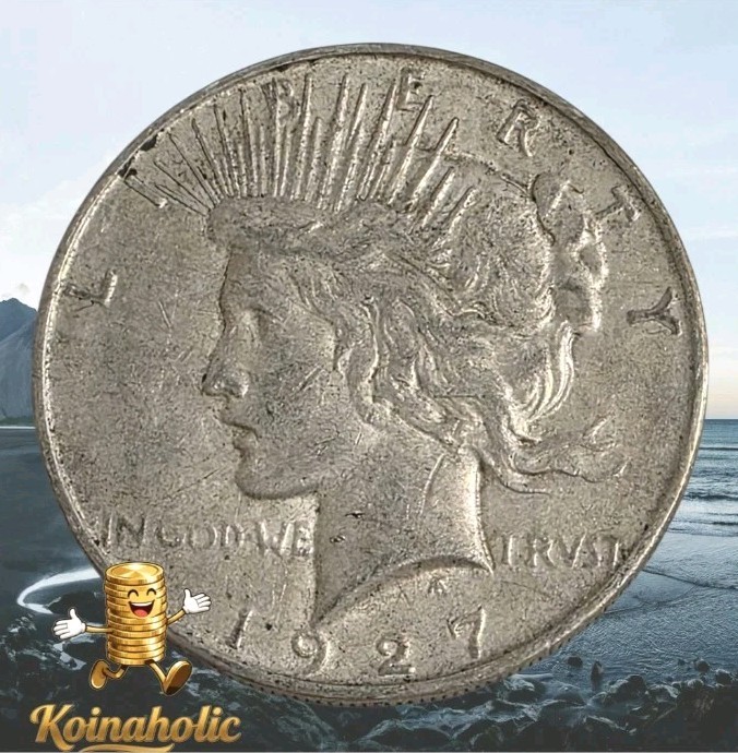 1927-D Peace Dollar Original Sharp, AU-BU, From An Original Collection 🔥 