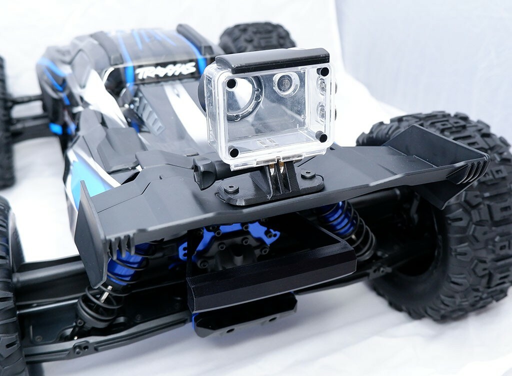 TRAXXAS SLEDGE Compatible GOPRO MOUNT | BASH CAM | ACTION CAMERA | TOUGH NYLON