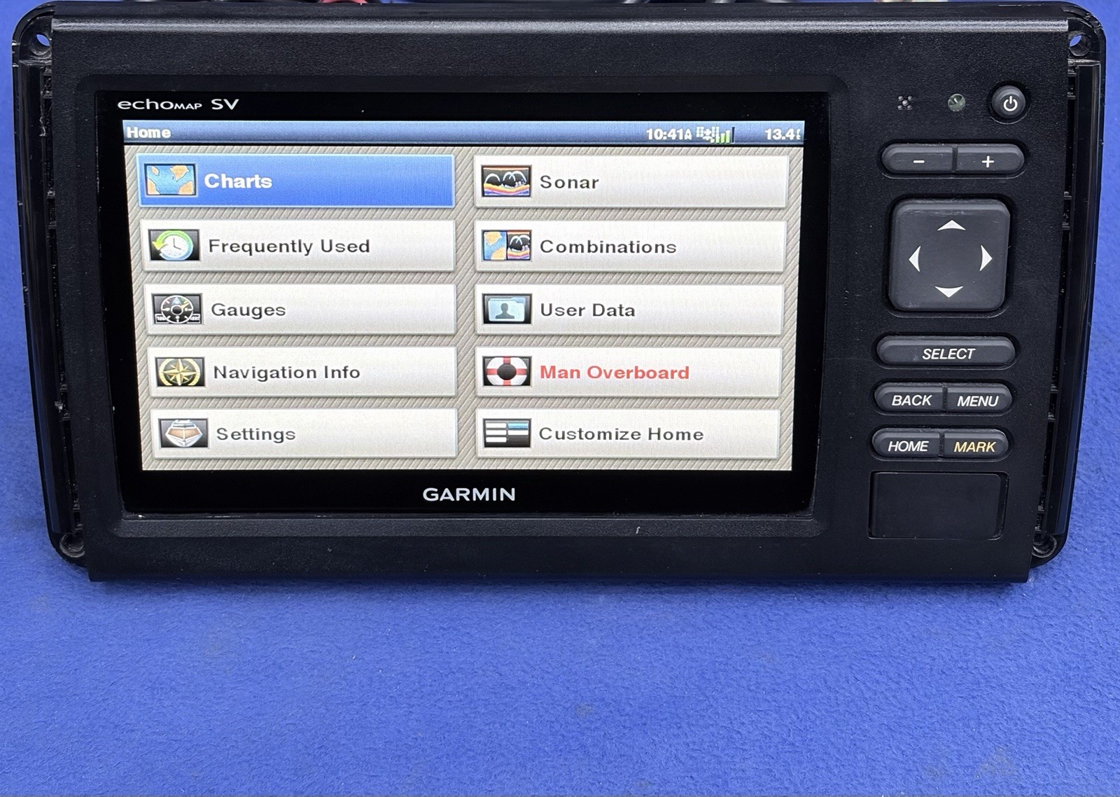 Garmin echoMAP CHIRP 74sv GPS Chartplotter Fishfinder Display Unit Only- Tested