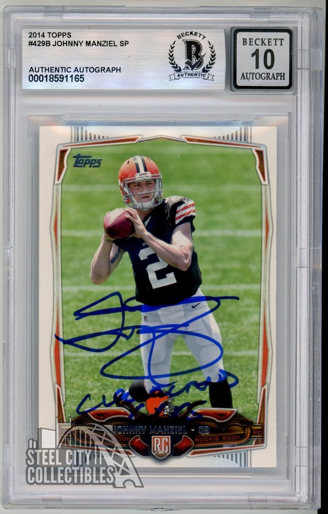 Johnny Manziel 2014 Topps Rookie Auto \ Johnny Manziel 2014 Topps Rookie Auto \