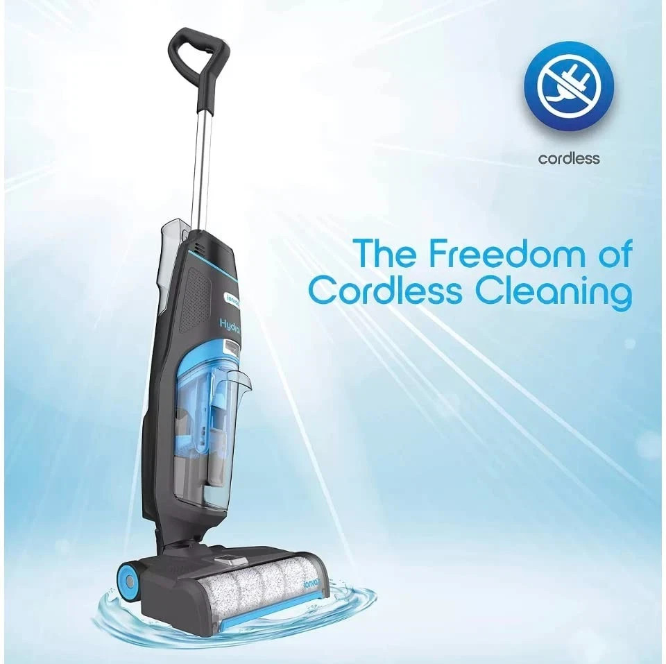 Tzumi Hydra IQ Clean Wet Dry Vacuum XL Cordless Self-Cleaning Floor Cleaner 8064