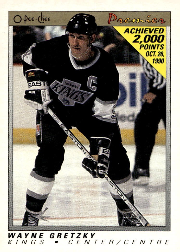 1990-91 O-Pee-Chee Premier #38 Wayne Gretzky 1990-91 O-Pee-Chee Premier #38 Wayne Gretzky