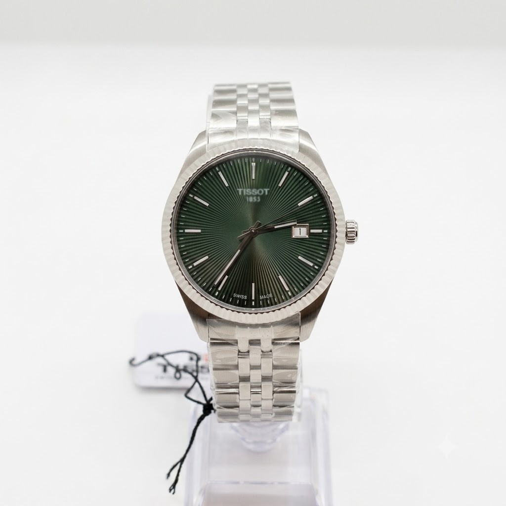 Tissot Ballade Green Dial Silver Men’s Watch Quartz 40mm – T15641011091OO
