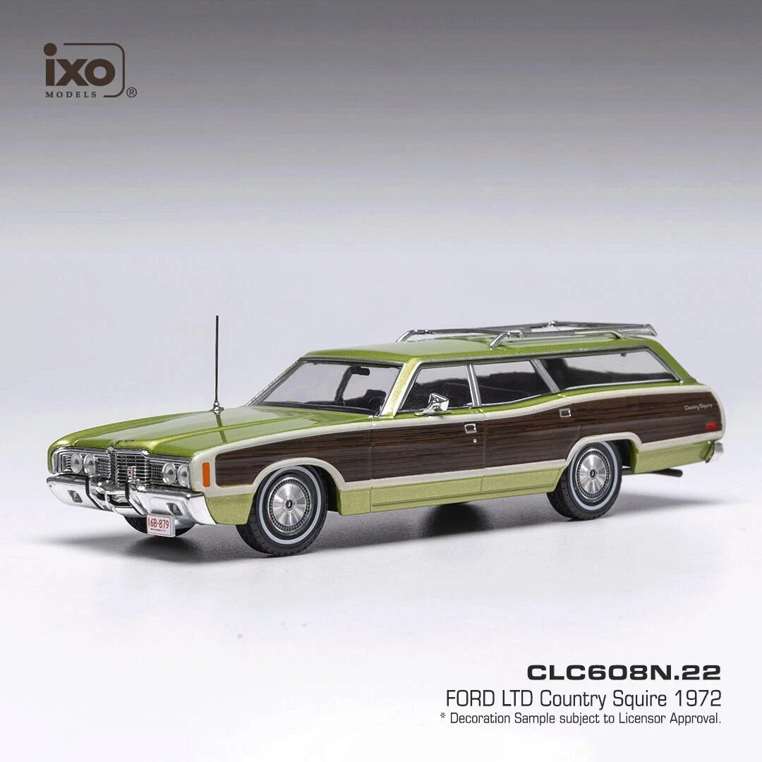 IXO scale 1:43 1972 Ford Country Squire Light Metallic Green Collectible Car