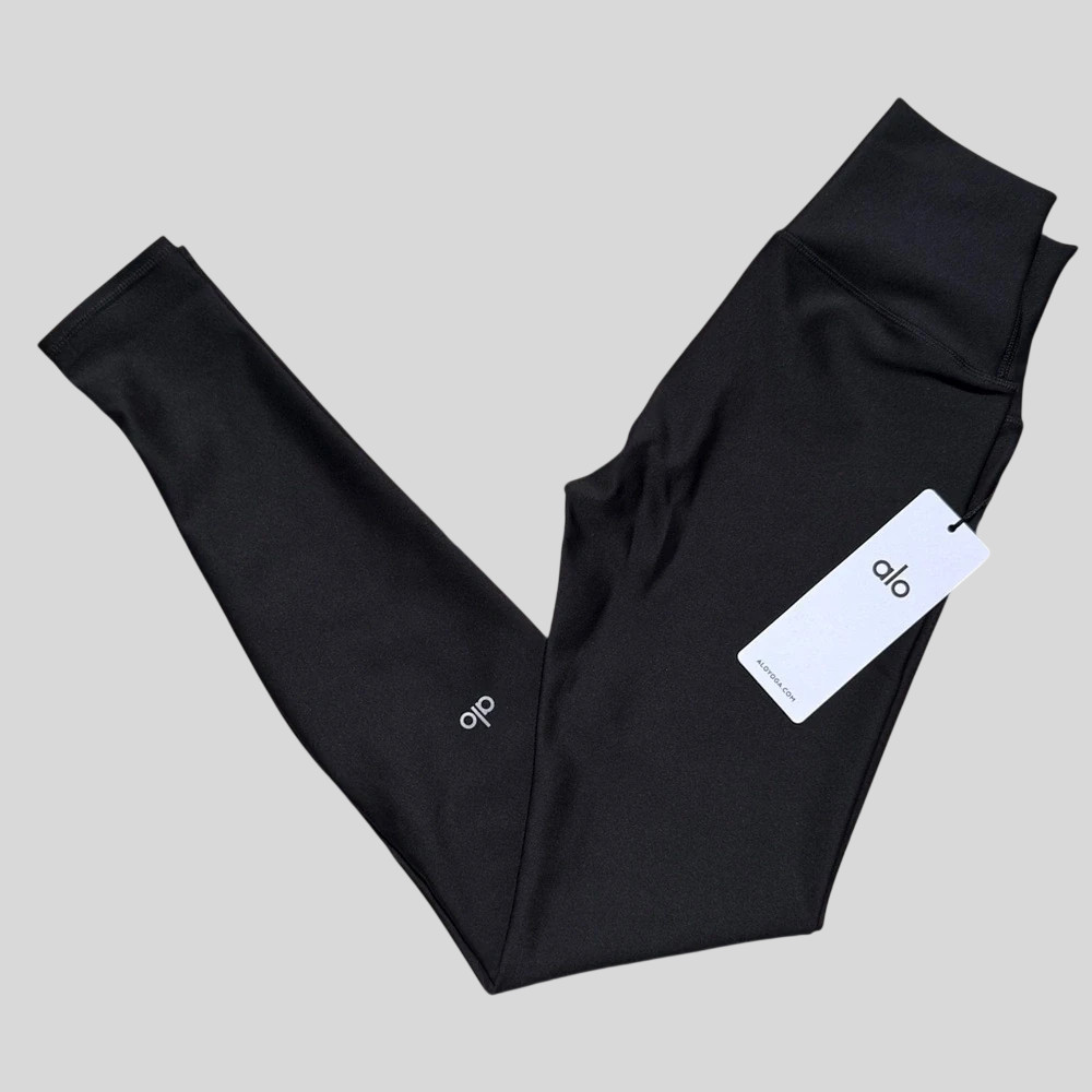 New Alo Women\'s 7/8 High Waist Airlift Leggings Black Size MEDIUM $134 New New Alo Women\'s 7/8 High Waist Airlift Leggings Black Size MEDIUM $134 New