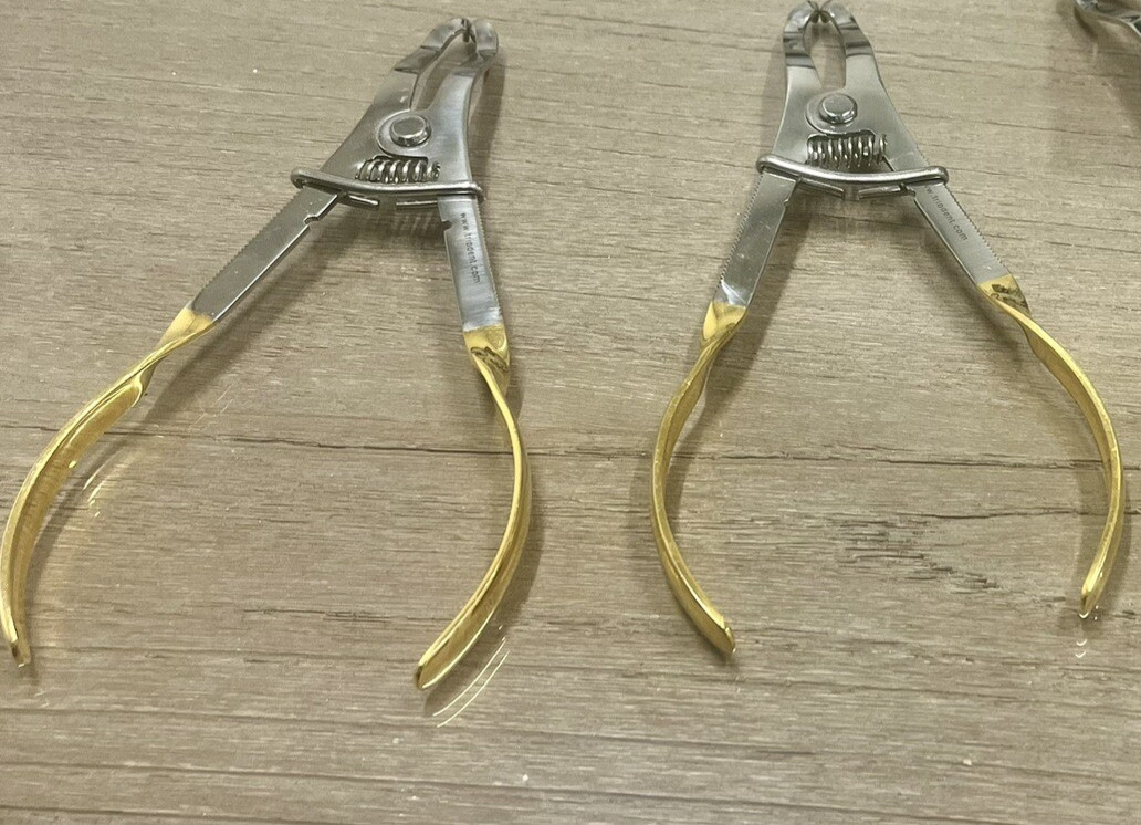Set Of 2. Triodent V3 Ring Placement Forceps