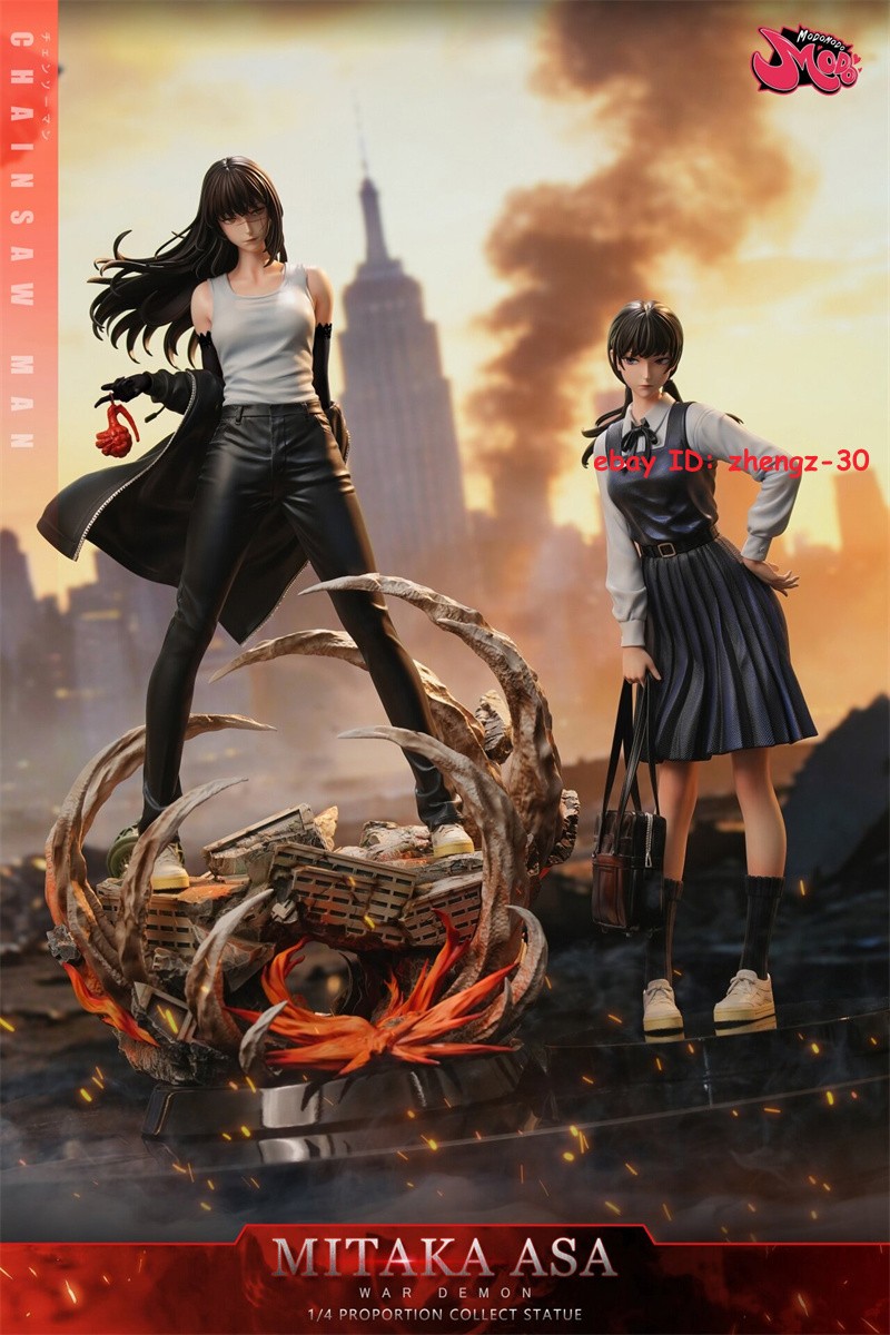 modomodo Studio Chainsaw Man Mitaka Asa Statue Yoru Figure Model Collectibles