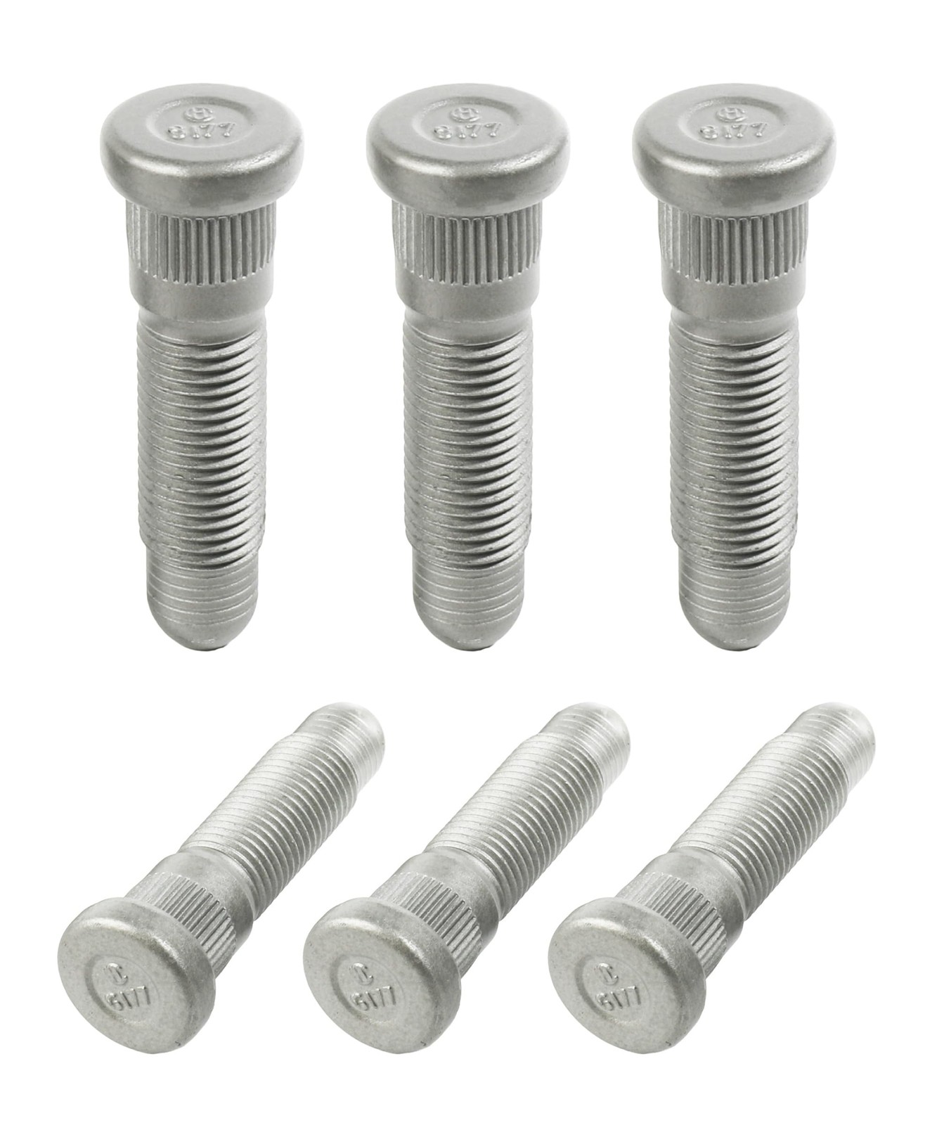 RACOONA 6PCS Wheel Studs,M14 x 1.50 & 31mm Long Lug Studs Serrated Wheel Stud,Wh