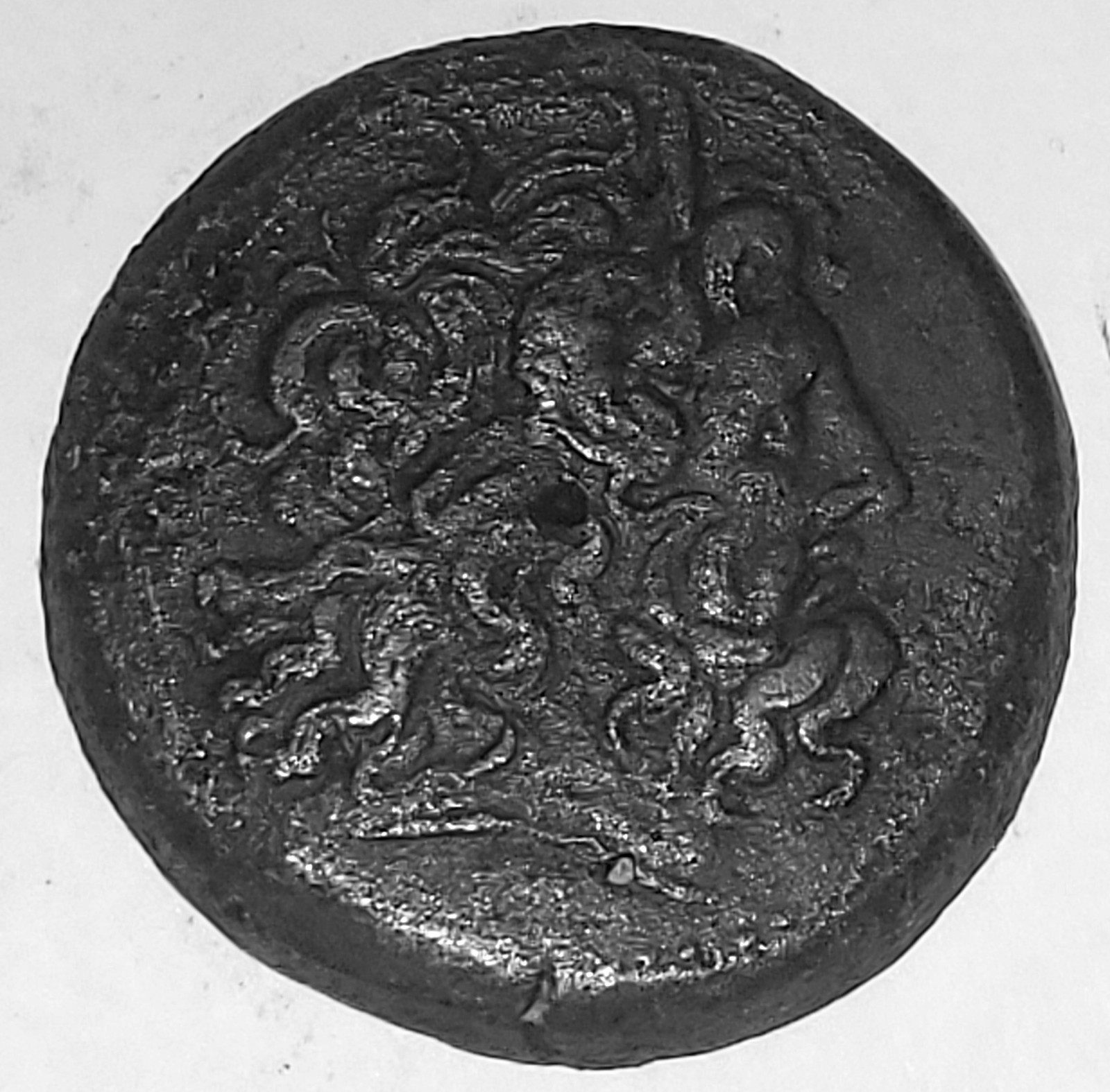 🔥*HUGE*PTOLEMY IV DRACHM-222-204 BC-40mm/57.77g-VF-ALEXANDRIA-EGYPT-ZEUS