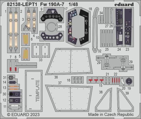 Eduard 82138 1/48 Fw 190A-7 Plastic Model Kit