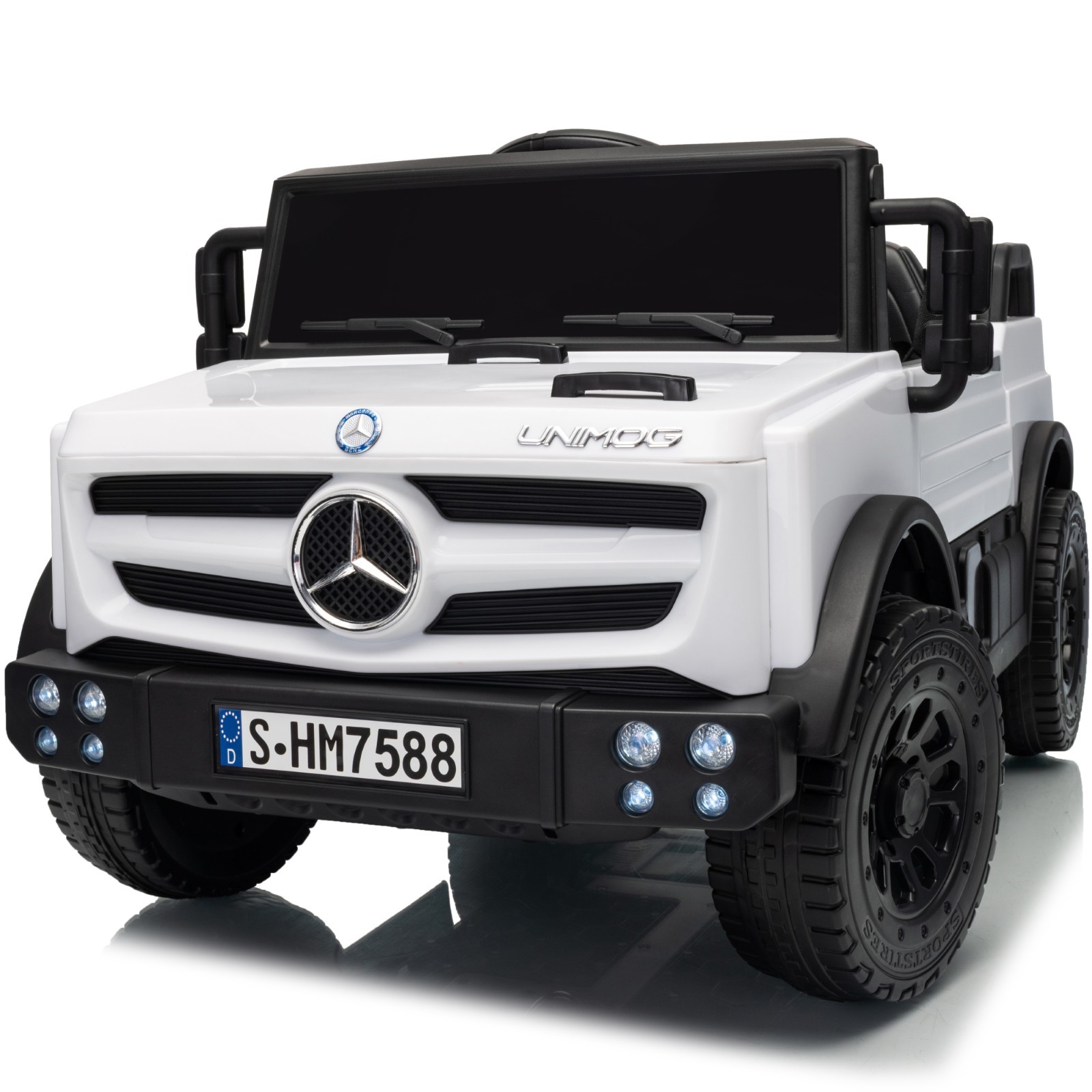 Mercedes Licensed 12V Ride on Toy Electric Car Age for 1-4 w/ Parent Remote MP3