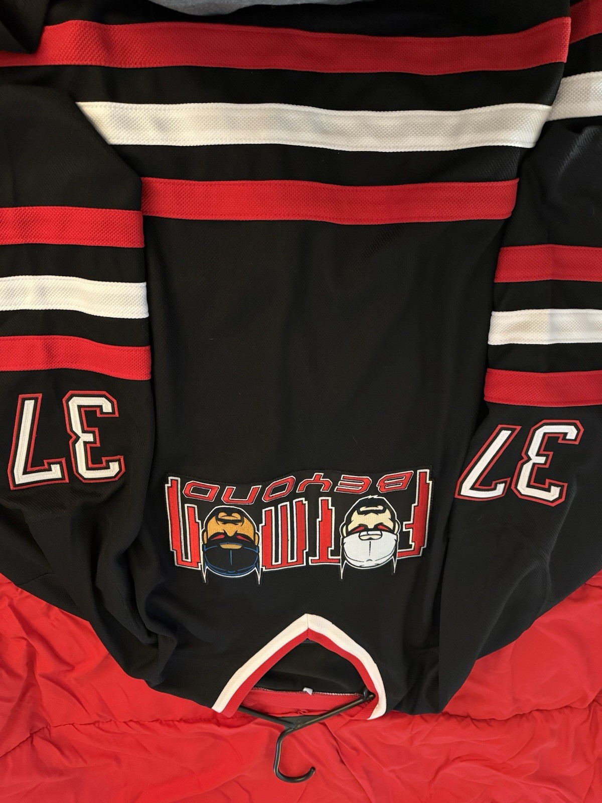 Jay and Silent Bob Fatman Beyond podcast hockey jersey size 4x