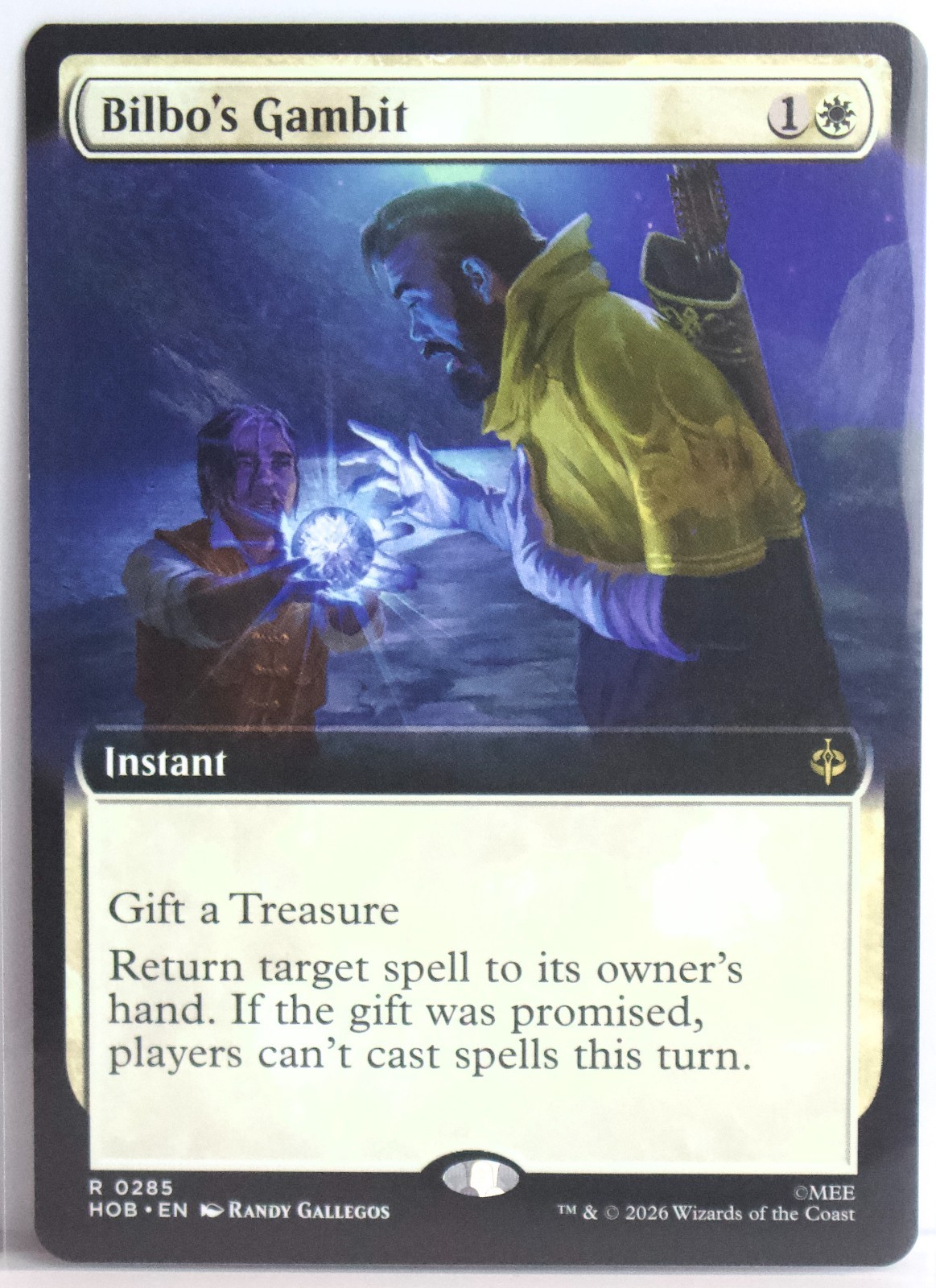 Bilbo\'s Gambit [New, Near Mint] Extended Art {Hobbit MTG}