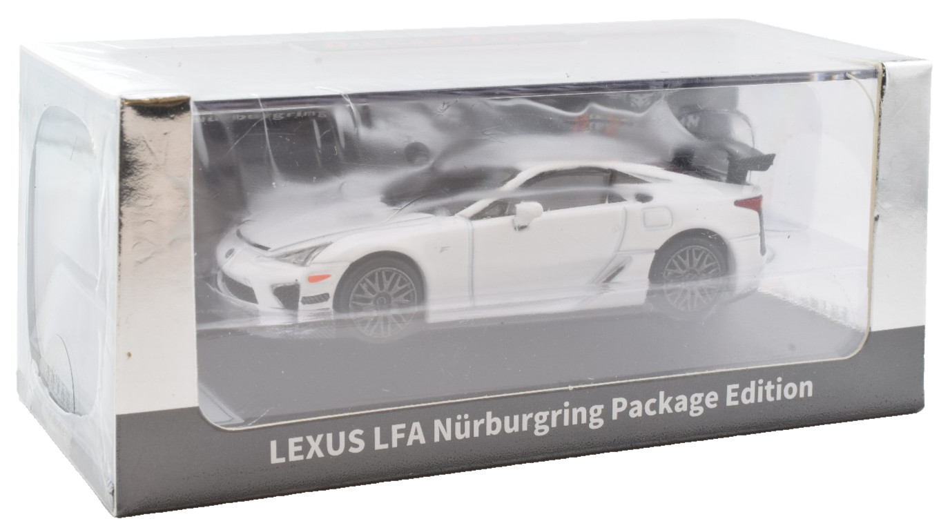 DCT Lexus LFA Nurburgring Package - White -LHD 1:64 Scale Diecast Car LL-083-380