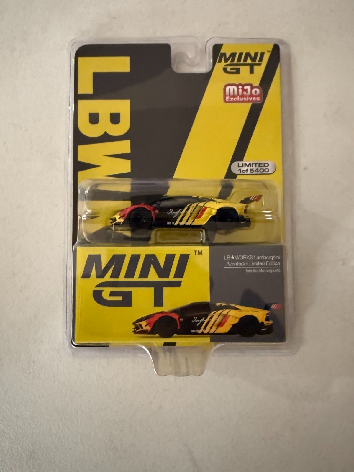Mini GT 1:64 LB-WORKS Lamborghini Aventador Limited Edition Infinite Motors CK5