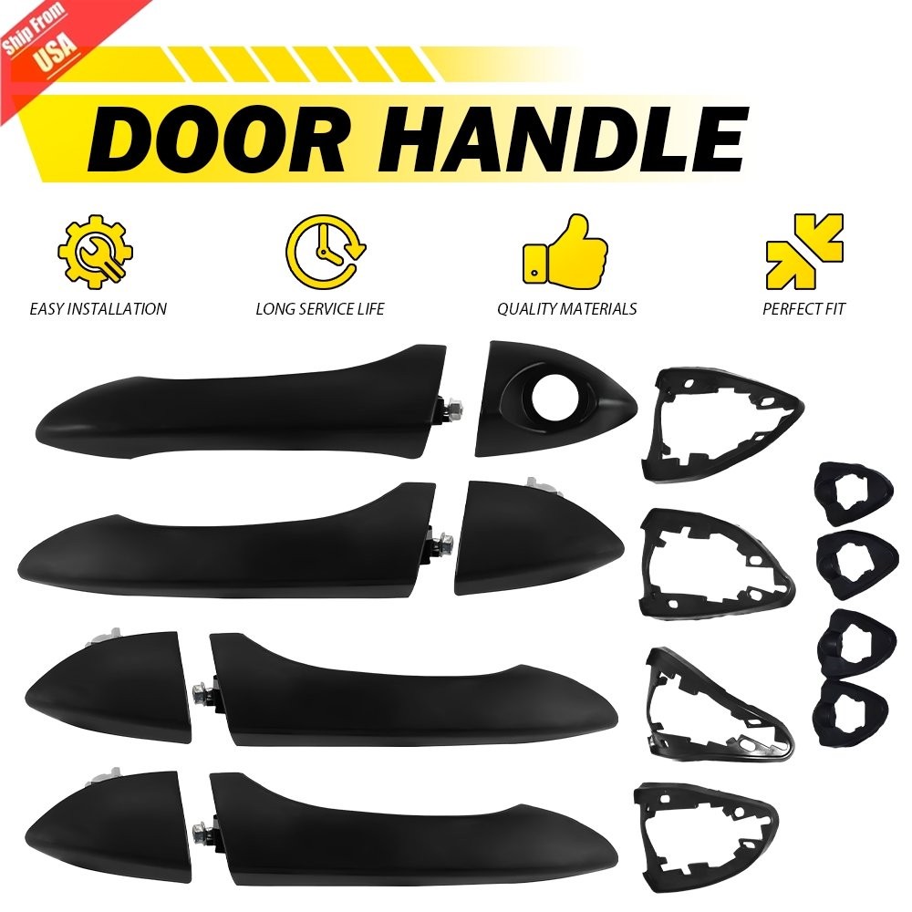 4x Outside Exterior Door Handle Replacement Set For BMW X5 E53 2000-06 US STOCK