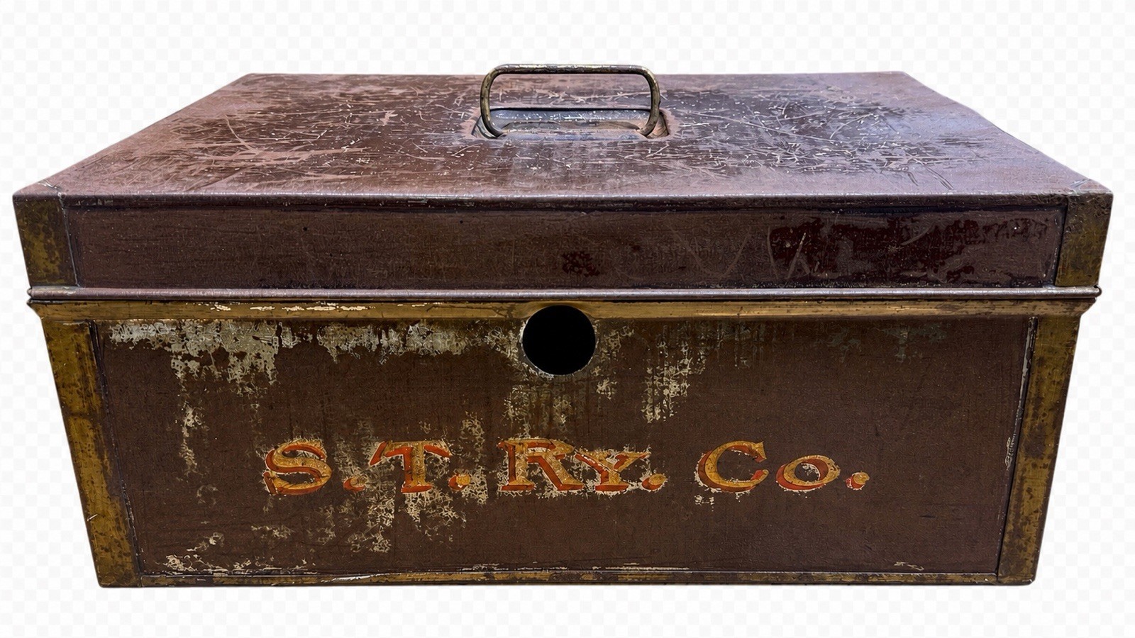 Antique S.T. Ry Co Metal Trolley Railway Box Street Railway Co Twin Cities MN