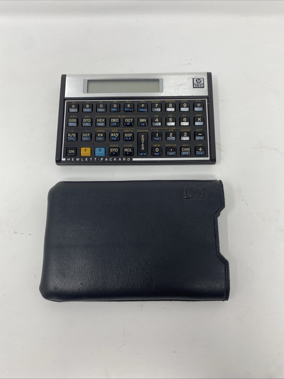 Hewlett-Packard HP 16C Computer Programming Calculator with Case Vintage
