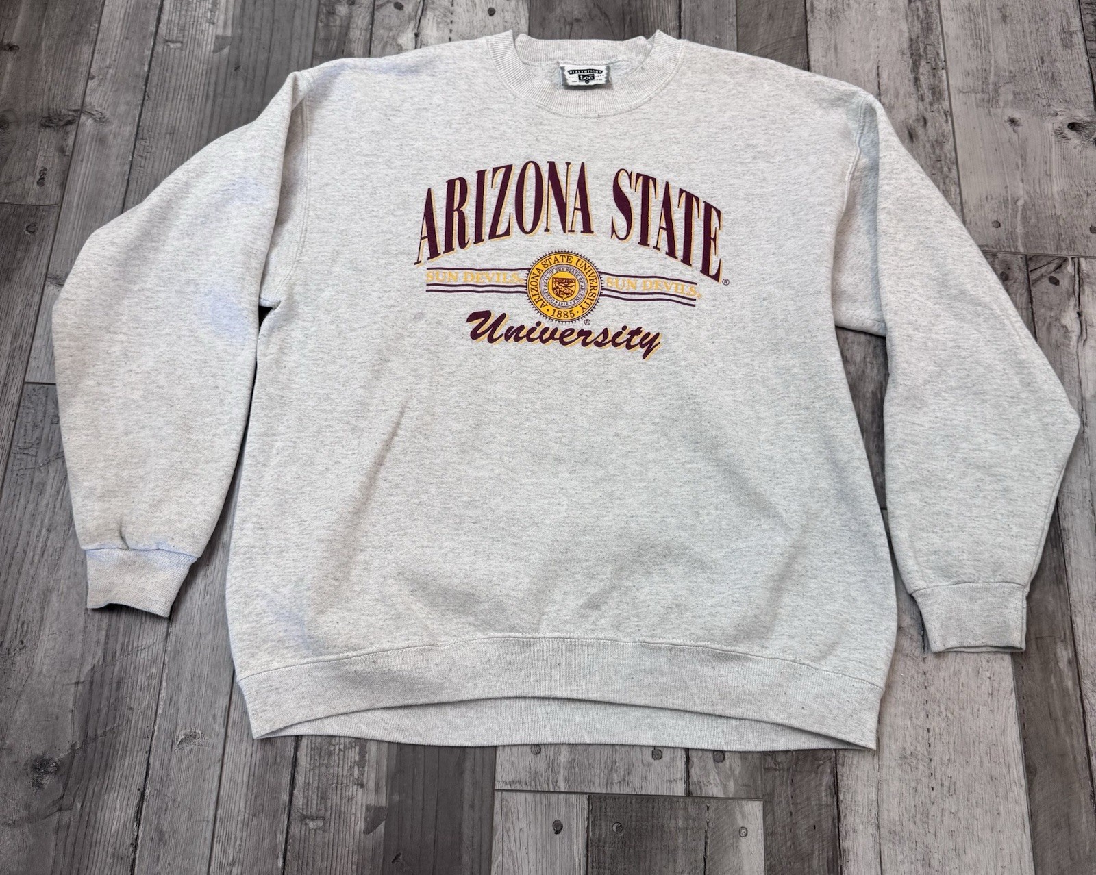 Vintage Reverse Weave Arizona State University ASU Sweatshirt XL Gray College Vintage Reverse Weave Arizona State University ASU Sweatshirt XL Gray College