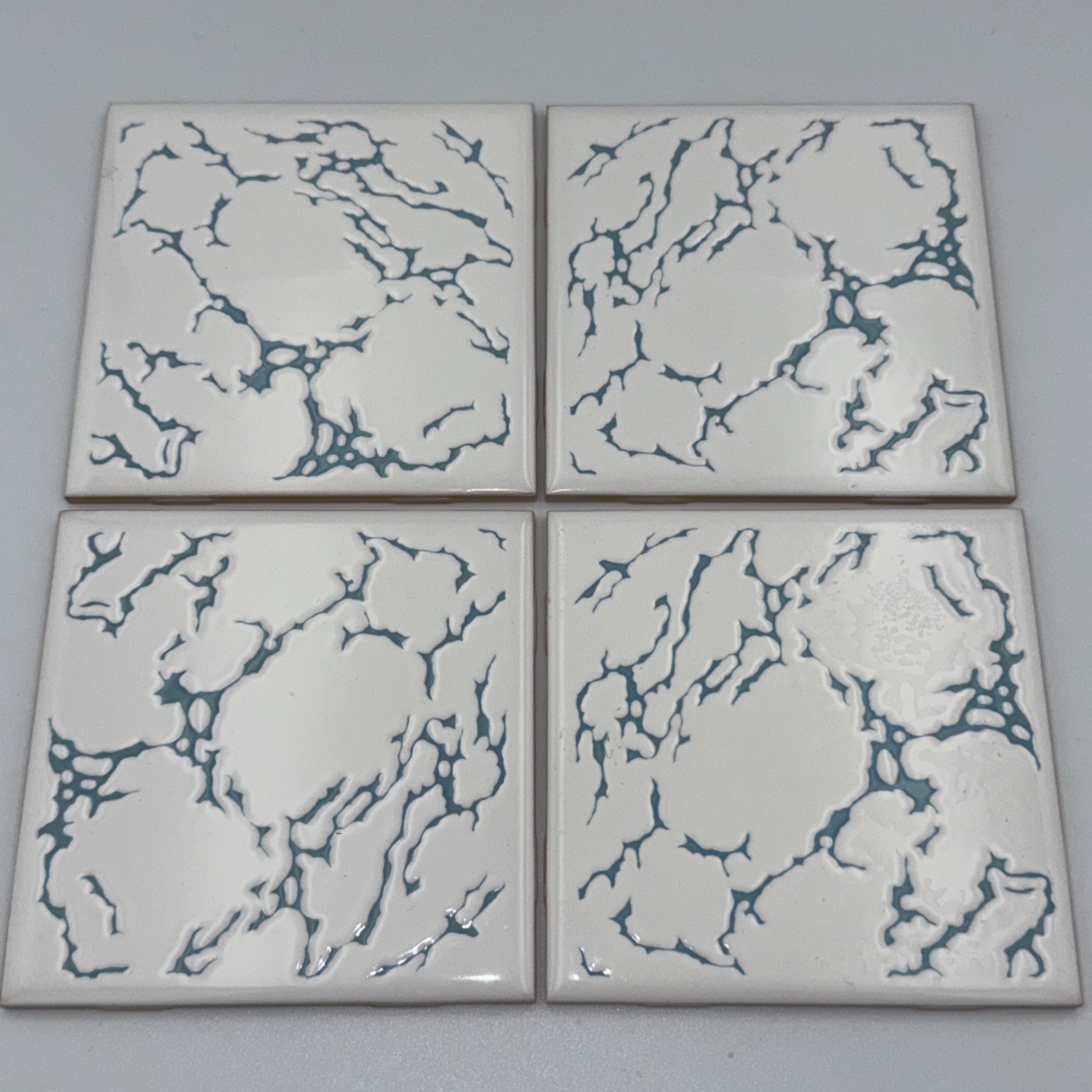 Vtg Ceramic Tile NTK Nippon Japan 4.25