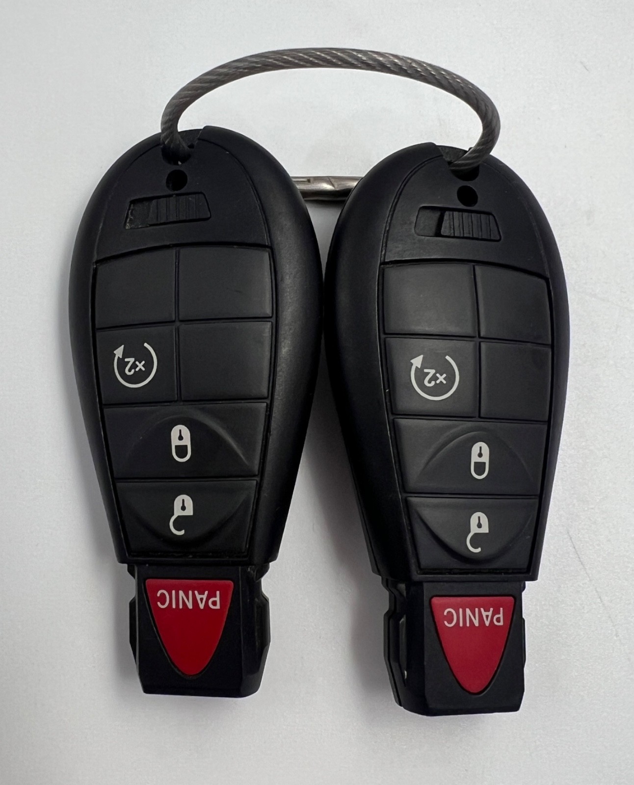 2 Pack OEM Dodge Smart Key Fob Remote IYZ-C01C Go Push Botton Start