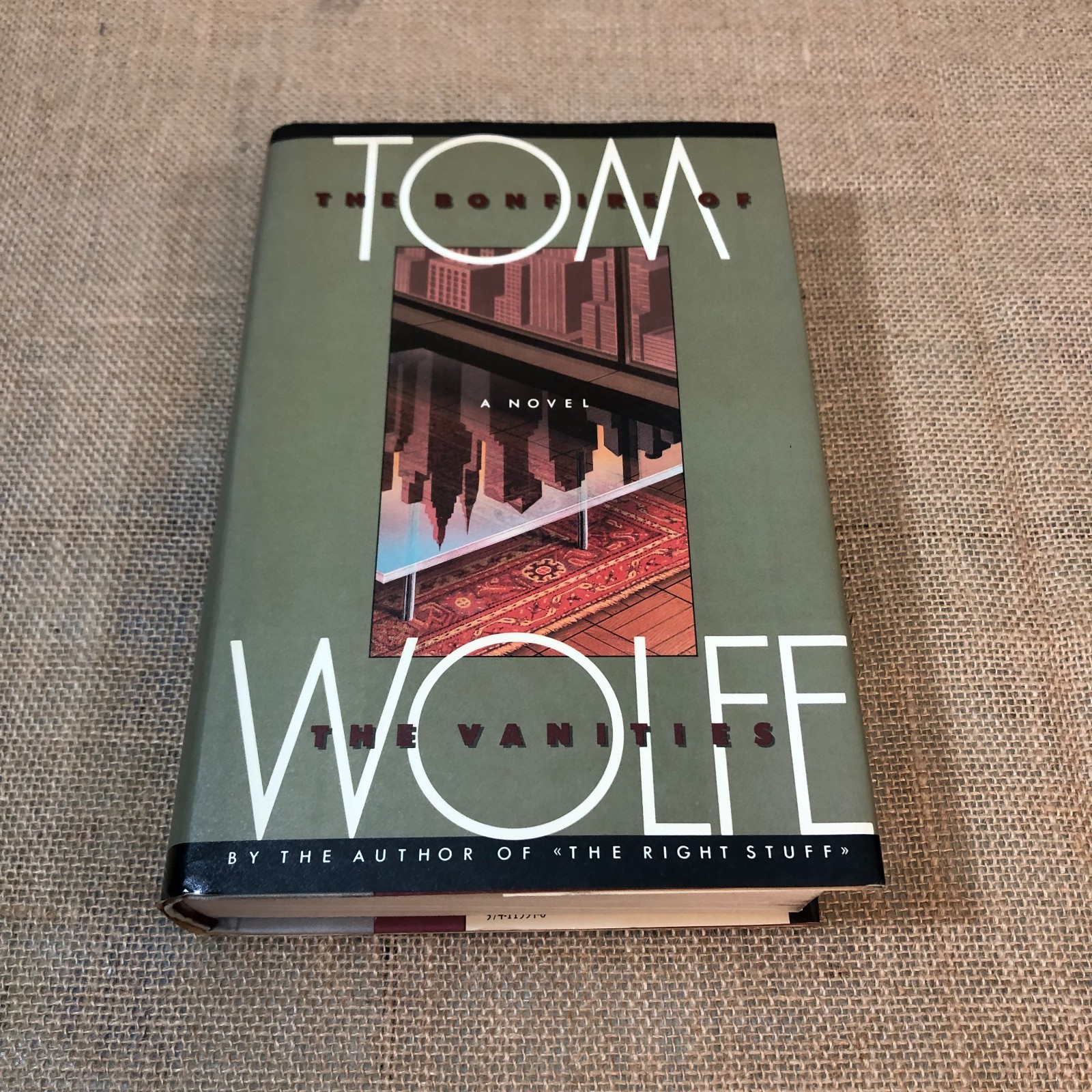 The Bonfire Of The Vanities by Tom Wolfe, 1st Edition 5th Printing HC, DJ 1988