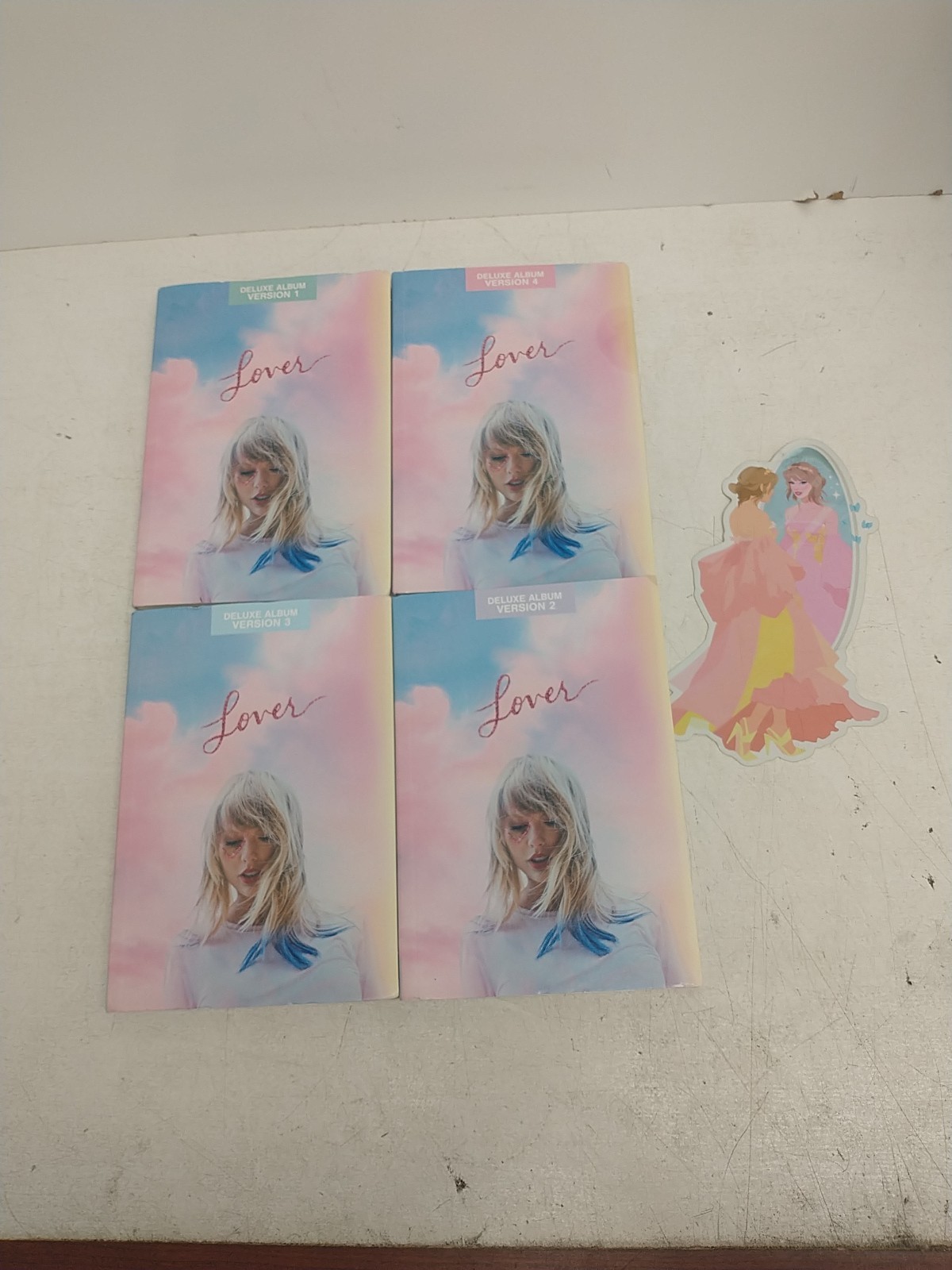 Taylor Swift Lover Deluxe Album Set Of Four 1-4 Missing 1 CD