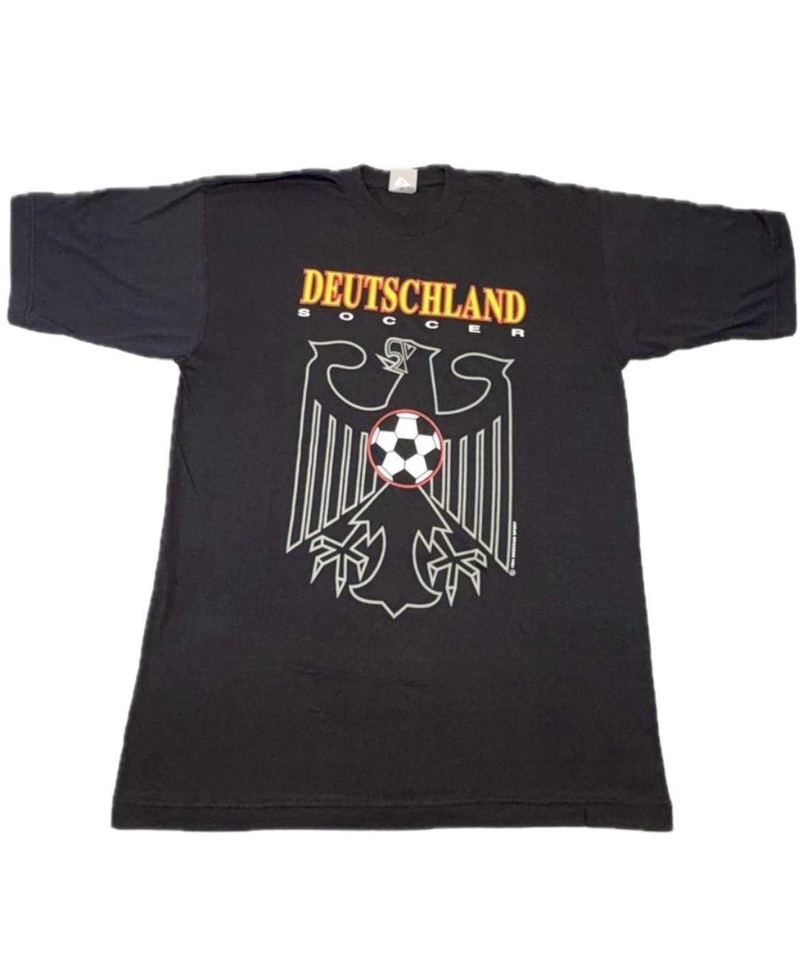 Vintage 1994 Germany World Cup Soccer T Shirt XL Brockum Deadstock Single Stitch