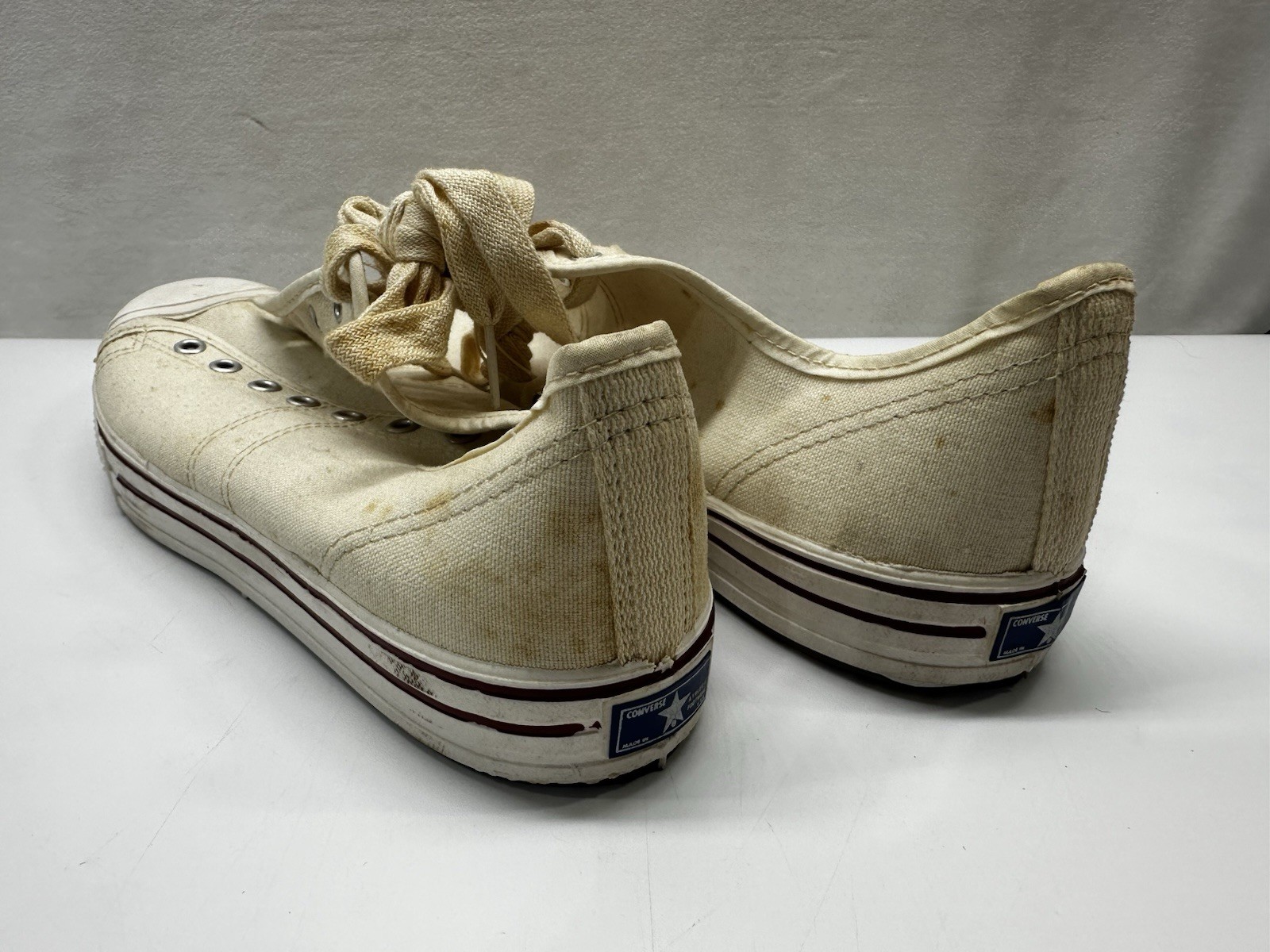 Vintage 50s 60s Converse Blue Label Chuck Taylor All Star Low Shoes Rare Sz 10.5 Vintage 50s 60s Converse Blue Label Chuck Taylor All Star Low Shoes Rare Sz 10.5