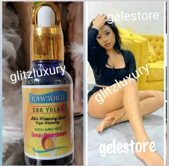 Raw white Egg yolk, xtra whitening serum.👌👌50ml X 1. 💯 satisfaction