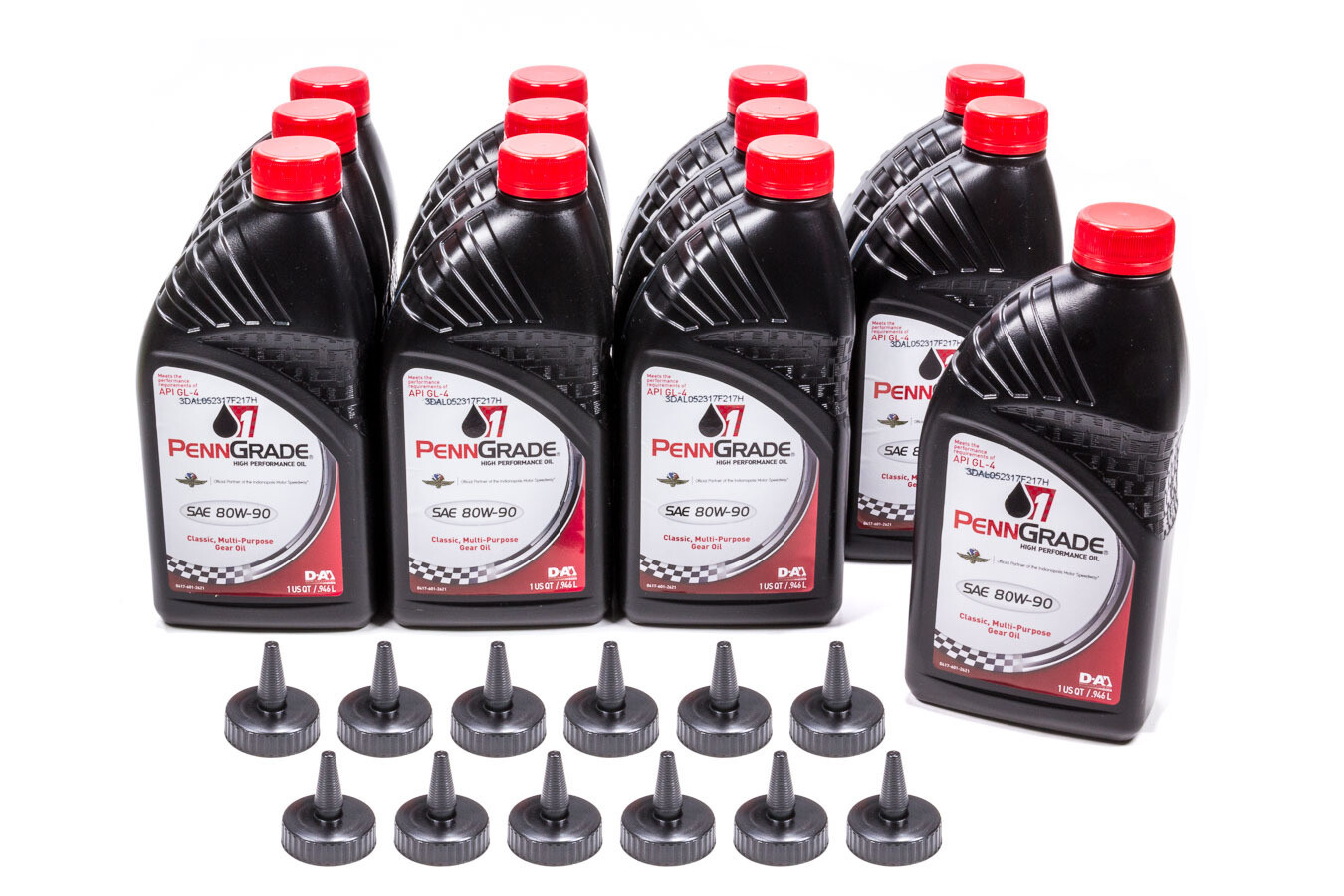 Brad Penn PennGrade Multi-Purpose Classic Gear Oil GL-4 SAE 80W90 1 qt Set of 12