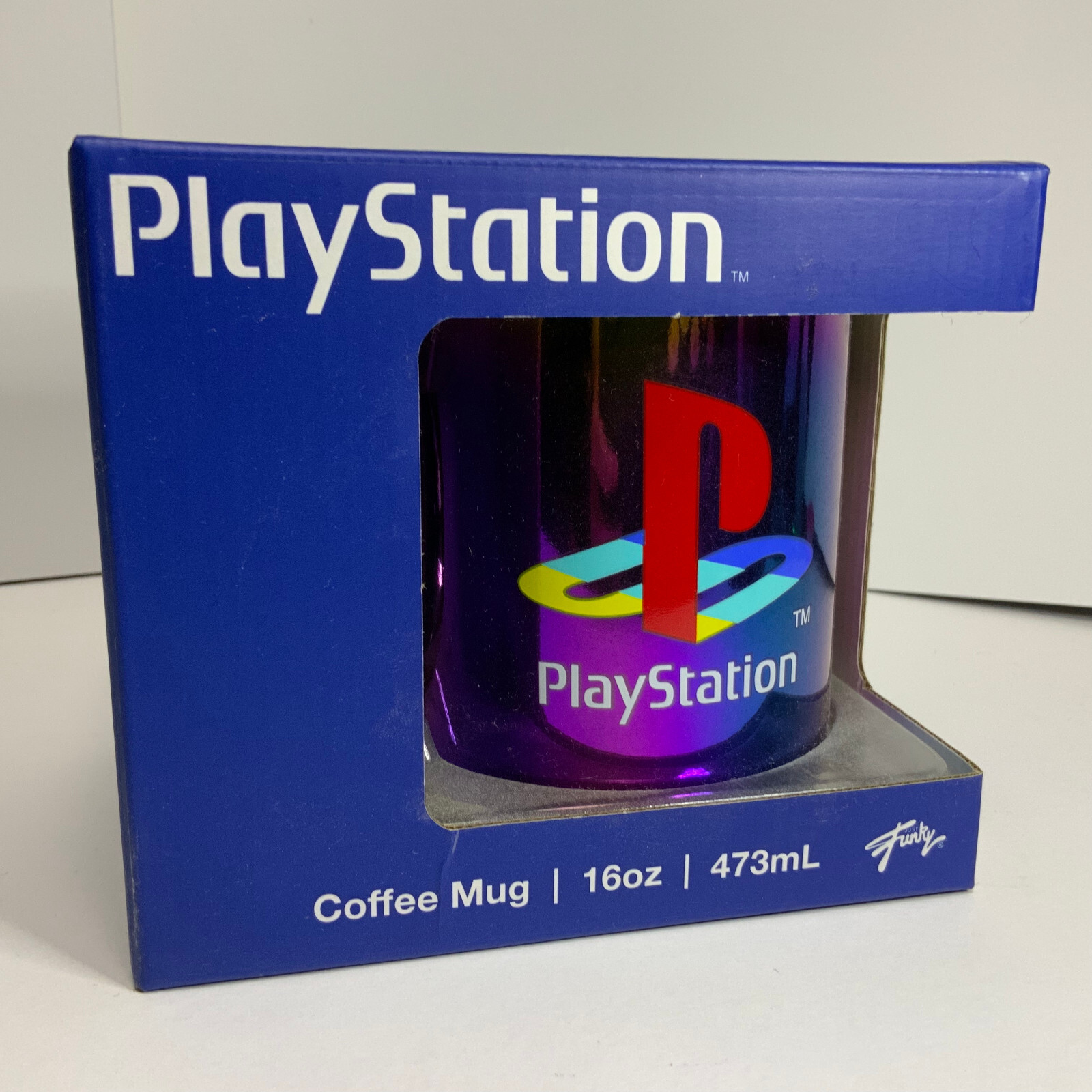 Official PlayStation Coffee Mug Electroplated Finish 16 oz Official Licensed