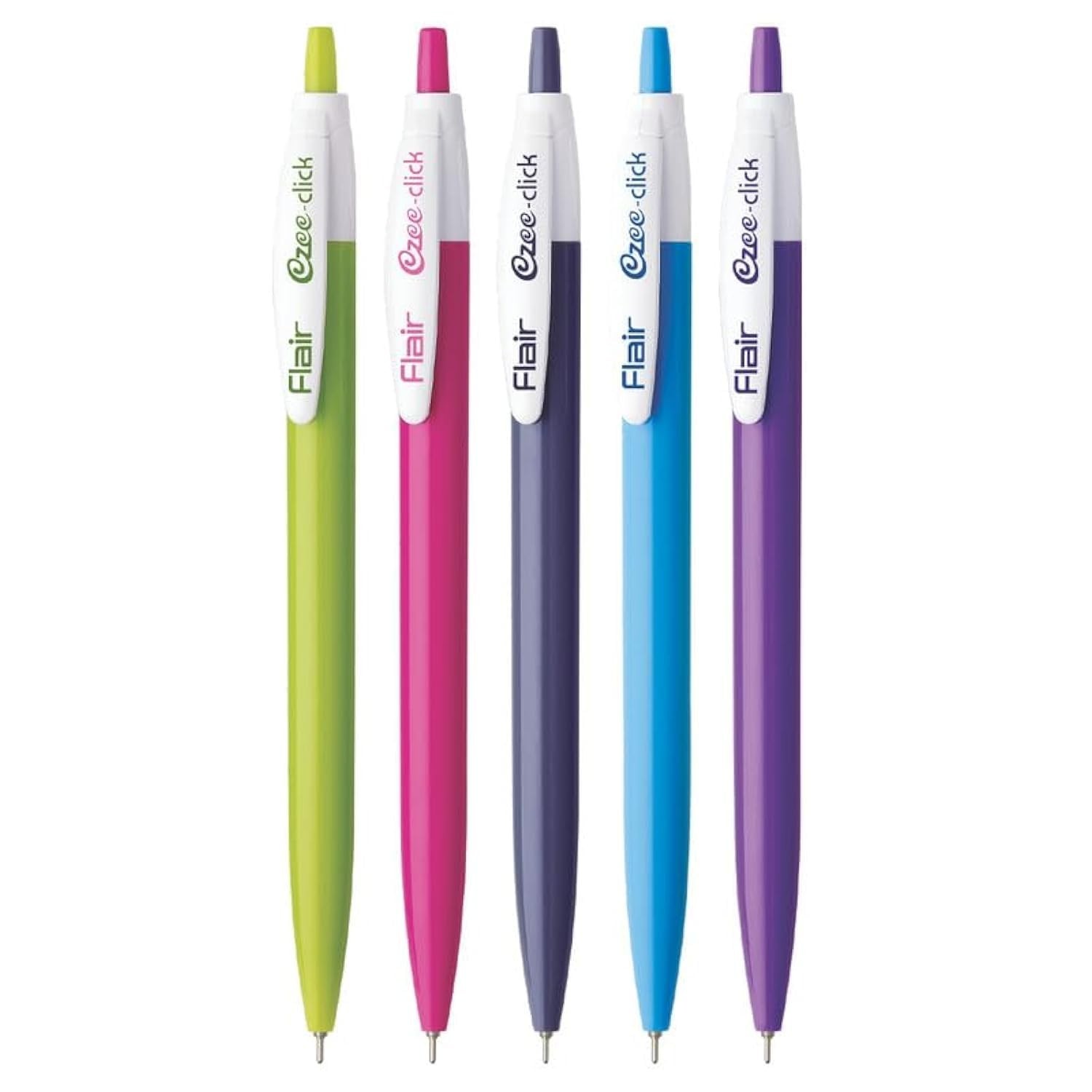 FLAIR Flair Ezee Click Blue Ball Pen 