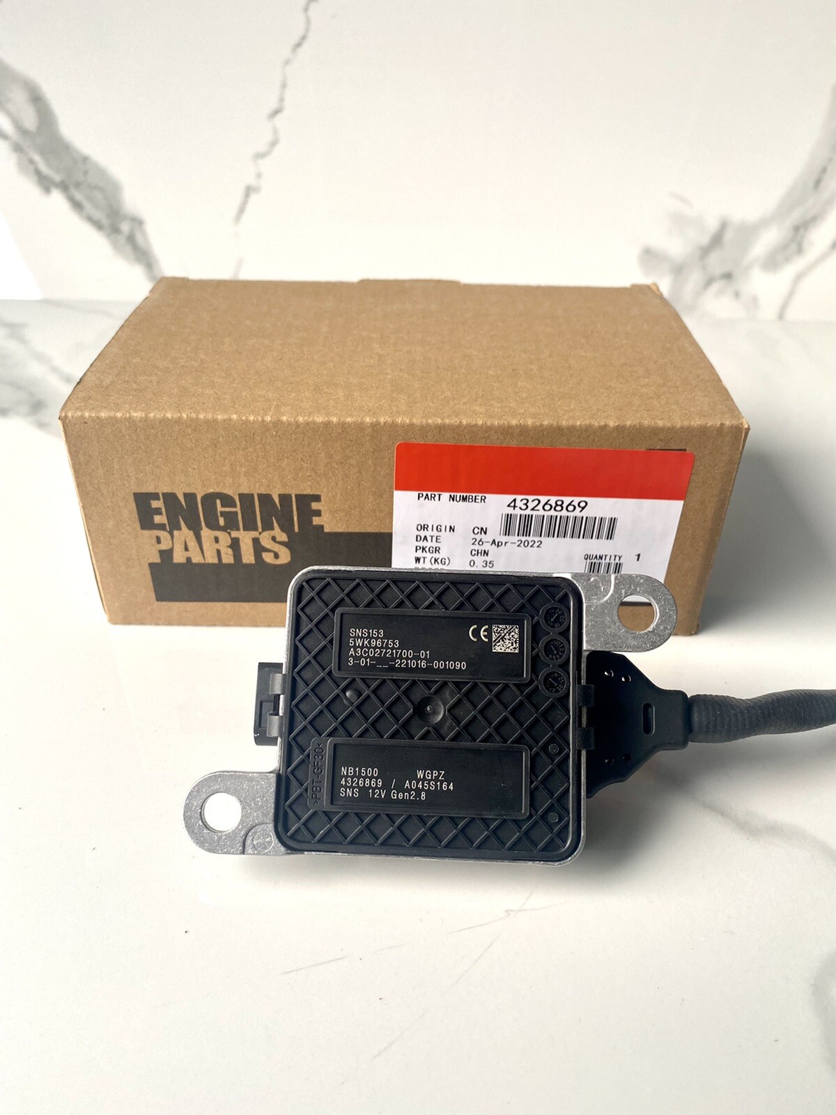 New 4326869 4326869RX Nox Nitrogen Oxide Sensor For Cummins Engine Exhaust New 4326869 4326869RX Nox Nitrogen Oxide Sensor For Cummins Engine Exhaust