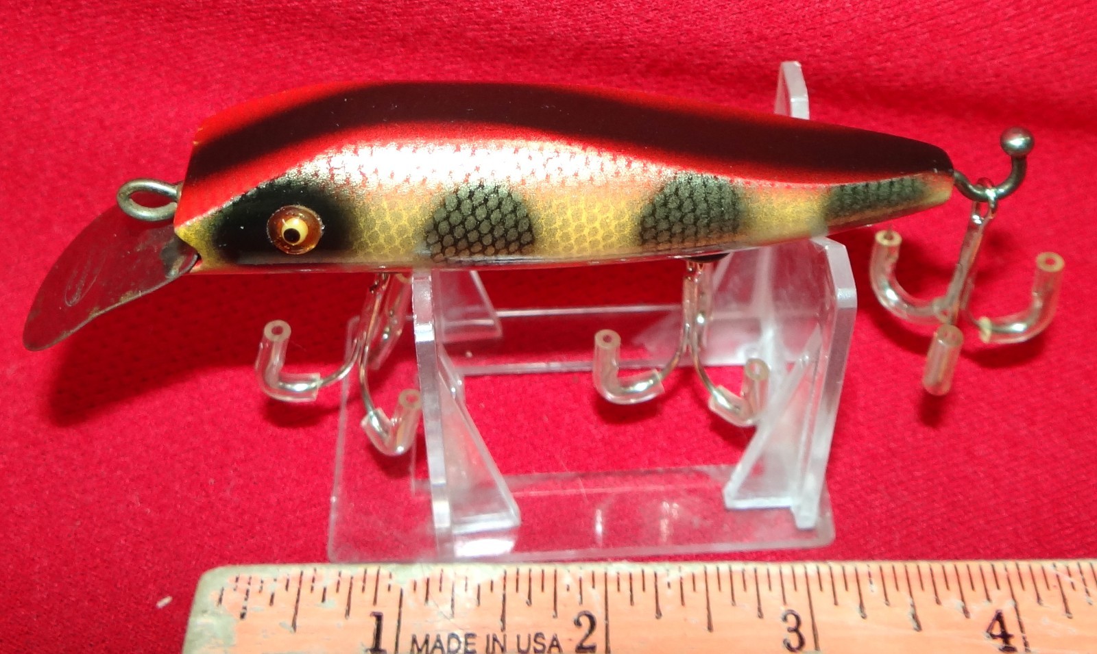 Rare Shakespeare 3 Hook Bass-A-Lure, GE, Appears Unfished Rare Shakespeare 3 Hook Bass-A-Lure, GE, Appears Unfished