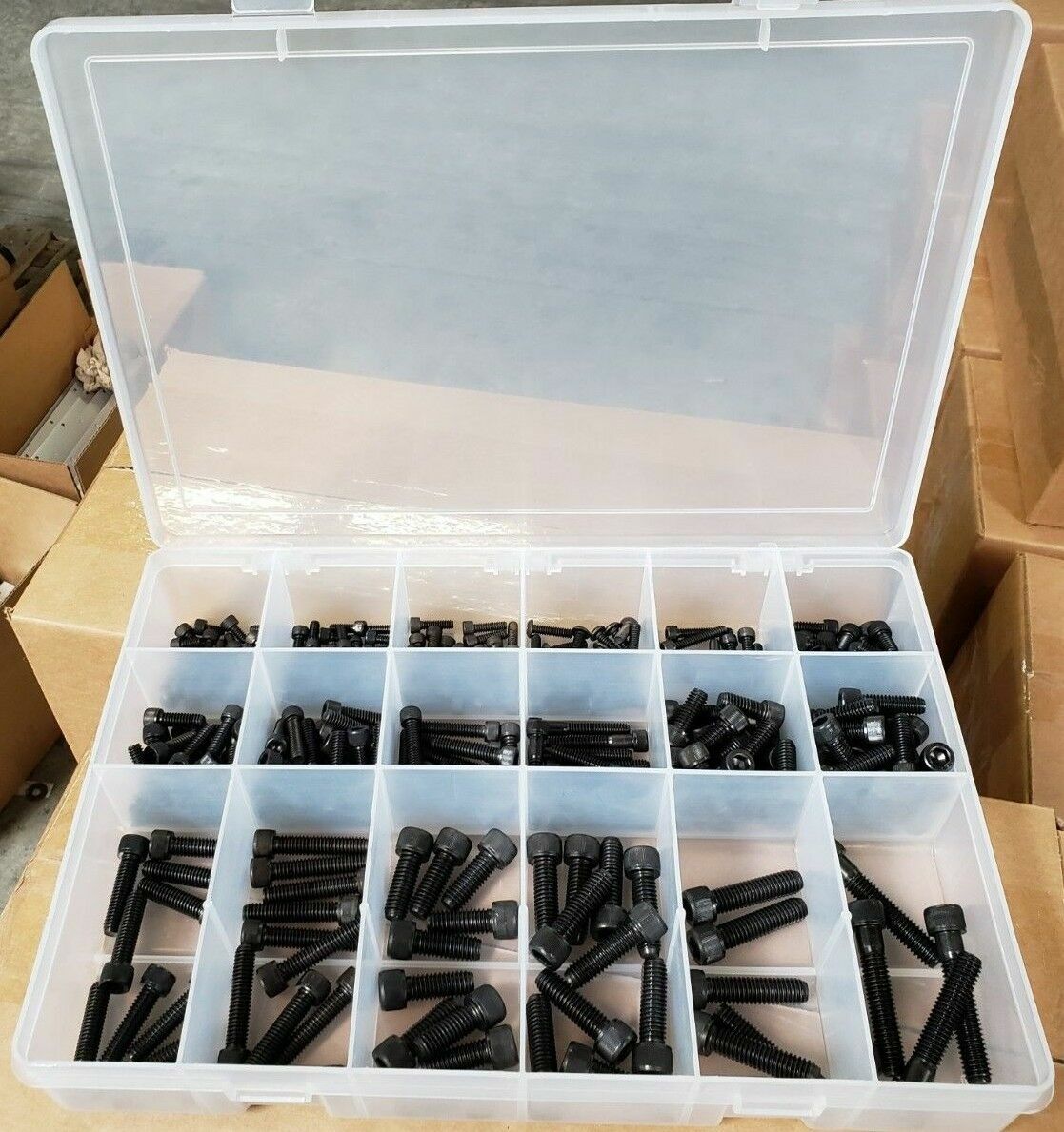 290 Piece Alloy Steel Socket Head Cap Screw Assortment #10-3/8