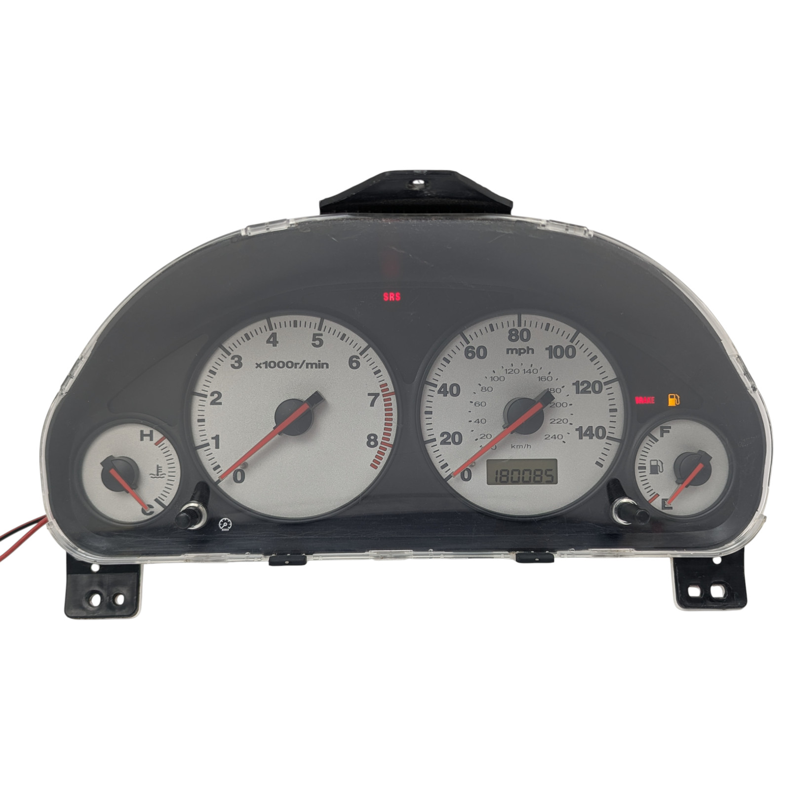01 02 Honda Civic Speedometer Instrument Cluster 180k Miles