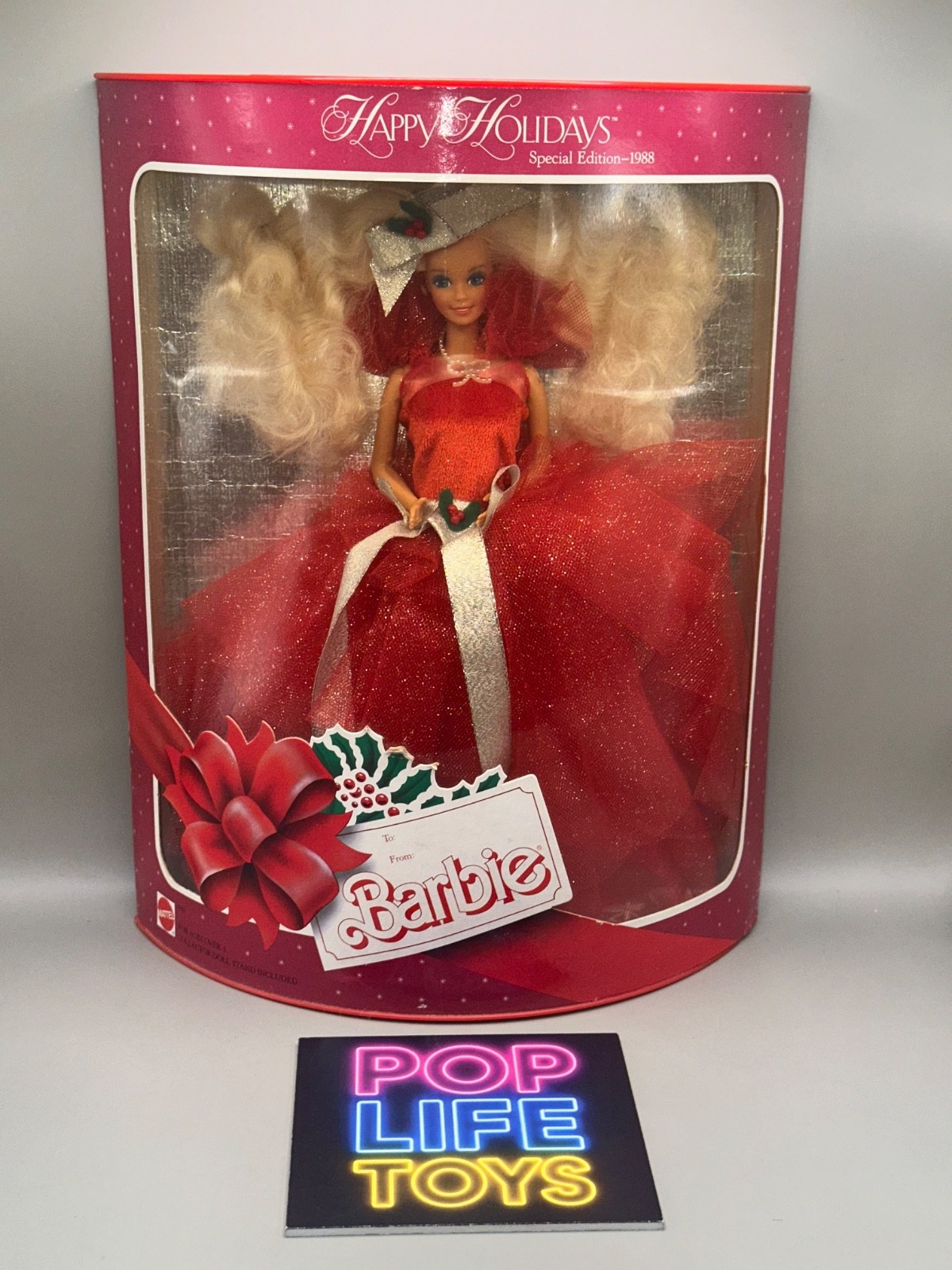 Vintage 1988 Mattel “Happy Holidays Barbie” #1703 *NRFB*