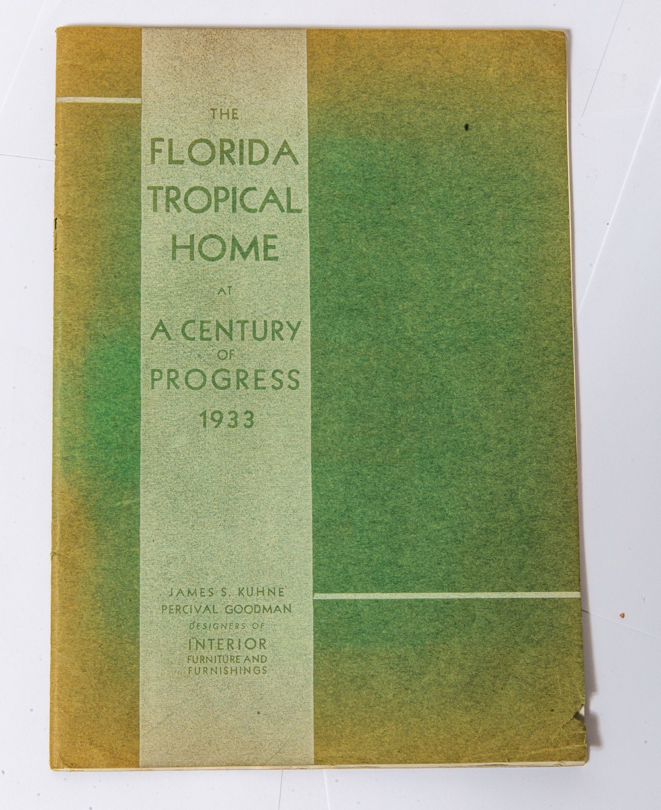 rare 1933 century of progress book dedicated to the florida tropical home 