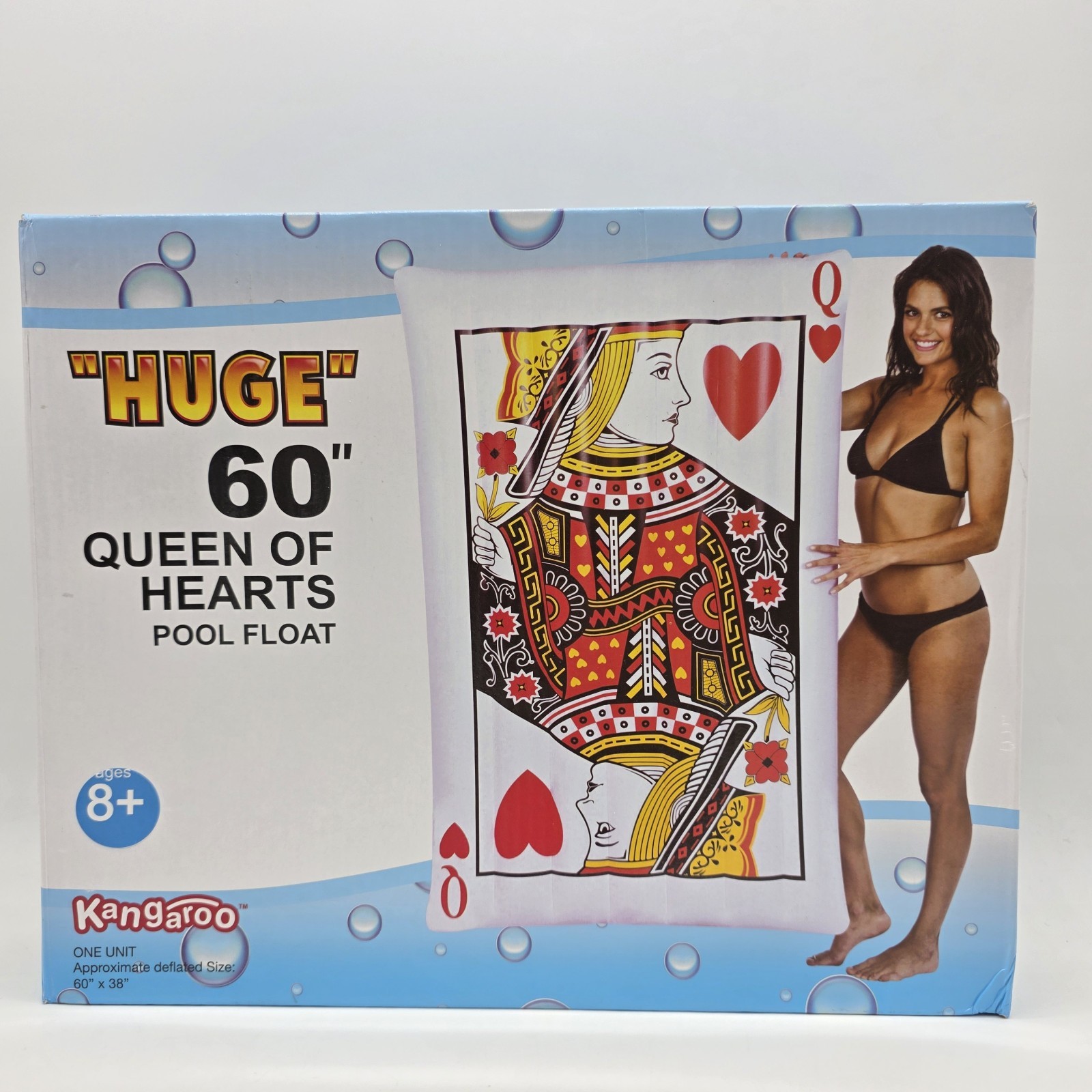HUGE 5ft Queen Of Hearts Pool Float by Kangaroo 60\ HUGE 5ft Queen Of Hearts Pool Float by Kangaroo 60\