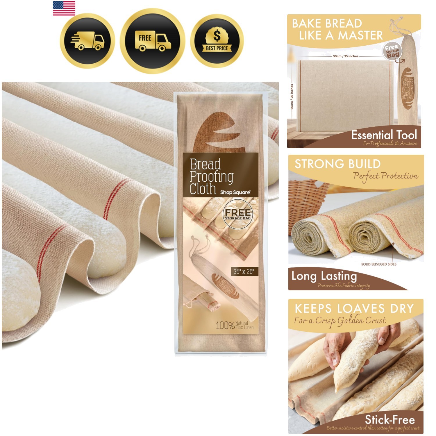 Professional Bakers Couche Extra Large 35