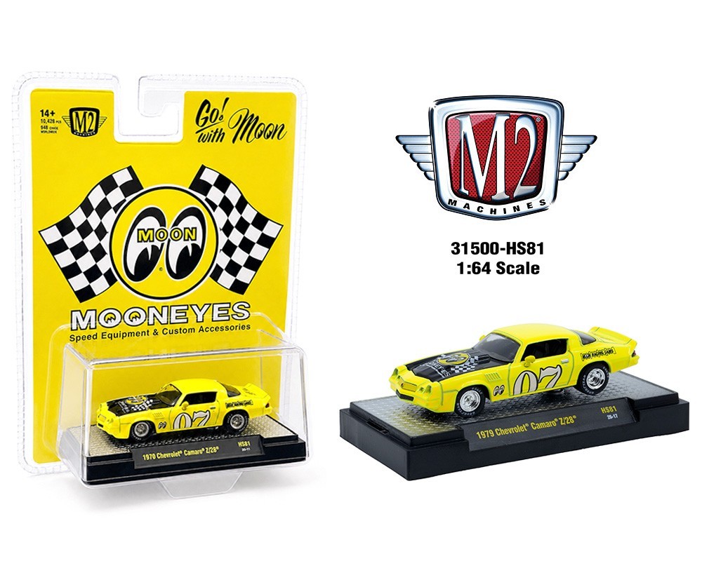 M2 1979 Chevrolet Camaro Z28 Mooneyes Speed Equipment 31500-HS81 1/64