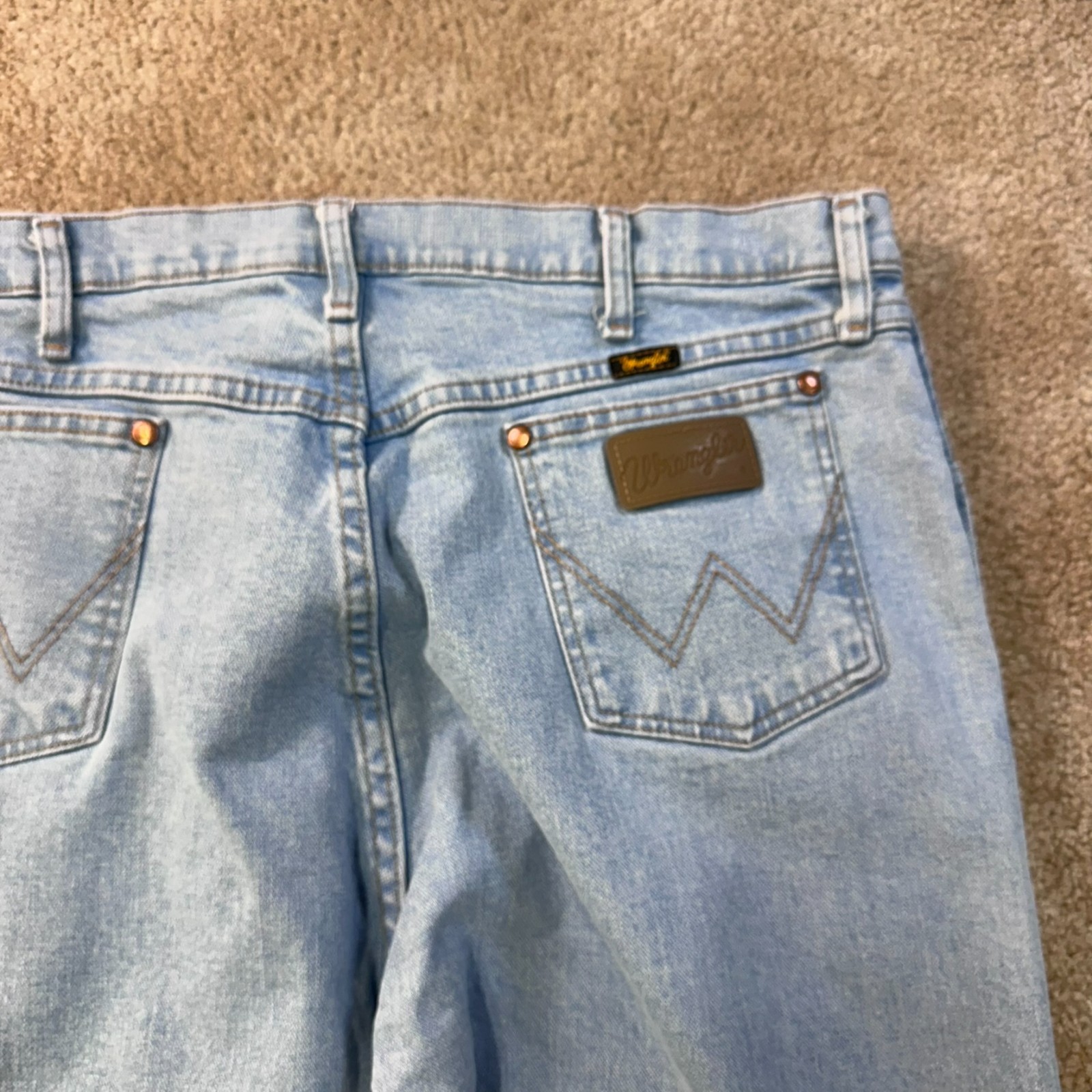 Wrangler Cowboy Cut Jeans Men\'s 36x32 Blue Denim western 1013MAFG Wrangler Cowboy Cut Jeans Men\'s 36x32 Blue Denim western 1013MAFG