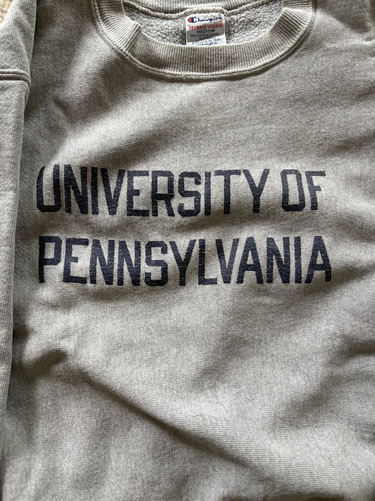 Vintage University of Pennsylvania Sweatshirt, Champion Reverse weave size mediu