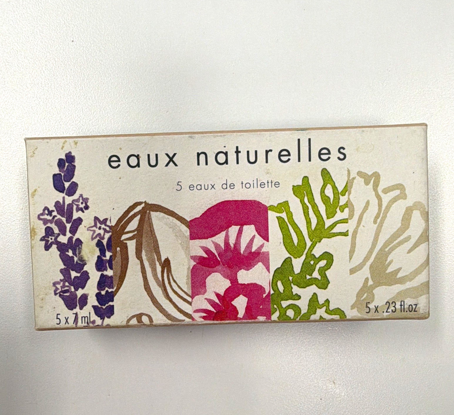 Fragonard Eaux Naturelles Gift Set Lavande Verveine Vanille 5x7mL (vintage 3/5) Fragonard Eaux Naturelles Gift Set Lavande Verveine Vanille 5x7mL (vintage 3/5)