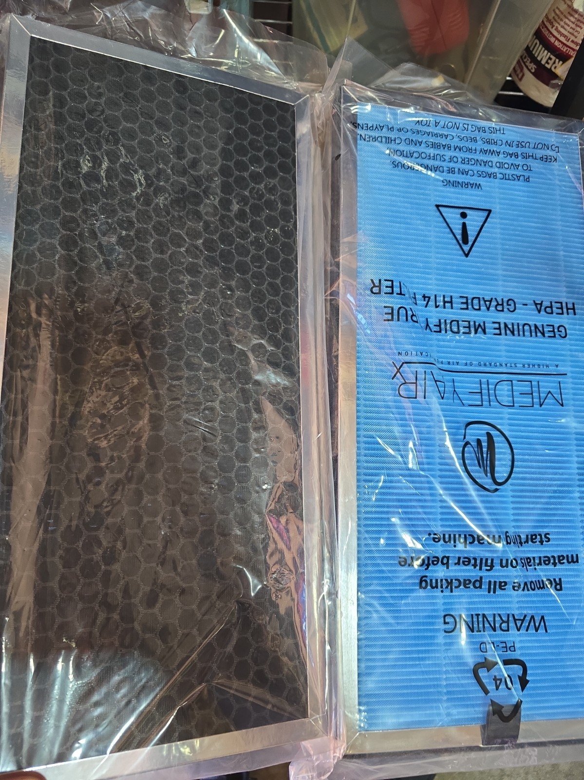 2 Pack Genuine Medify HEPA Black H14 Filters MA-40UR-2 For MA-40 Air Purifier 9E
