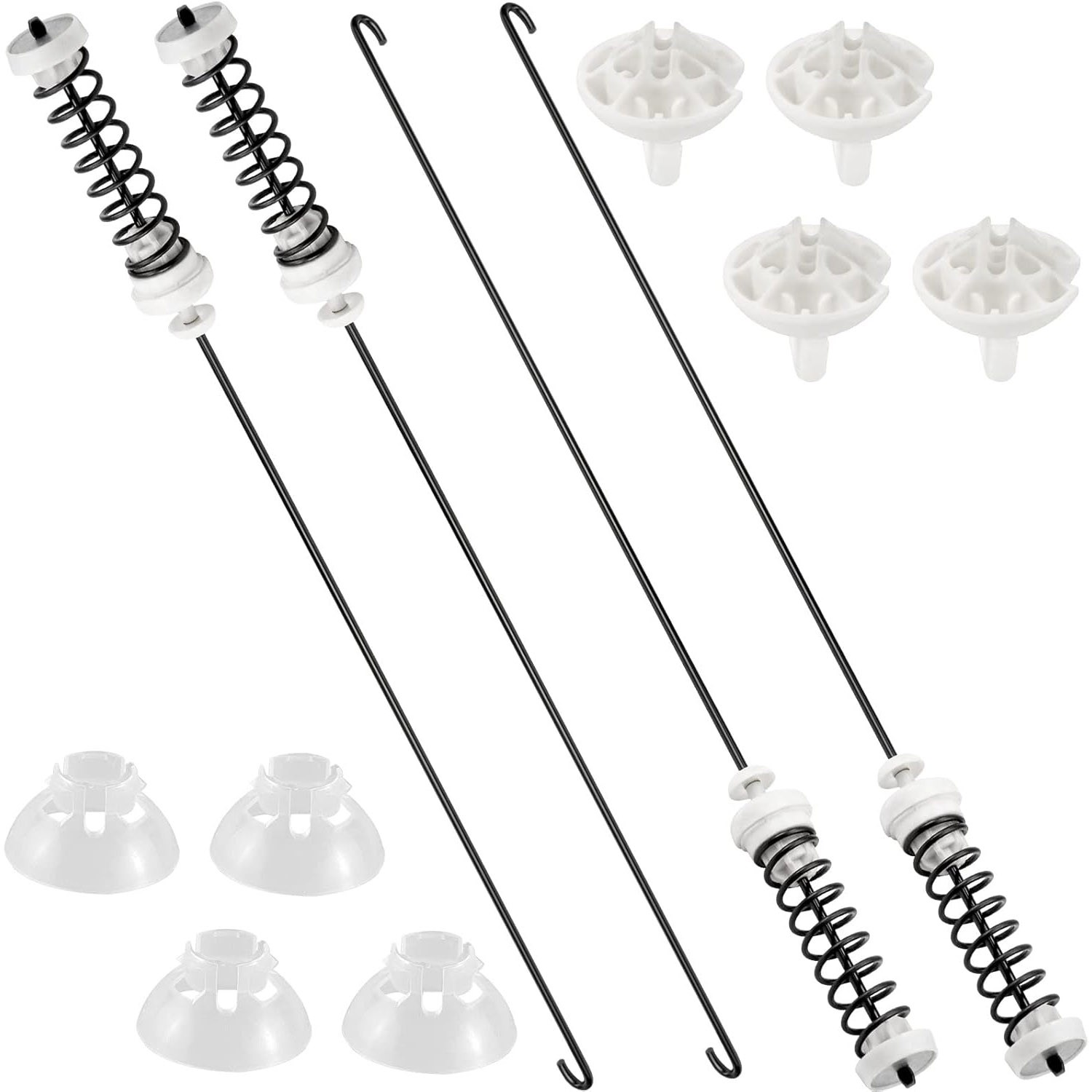 4 Pack W10780048 Washing Machine Suspension Rods Kit for Whirlpool Amana Maytag