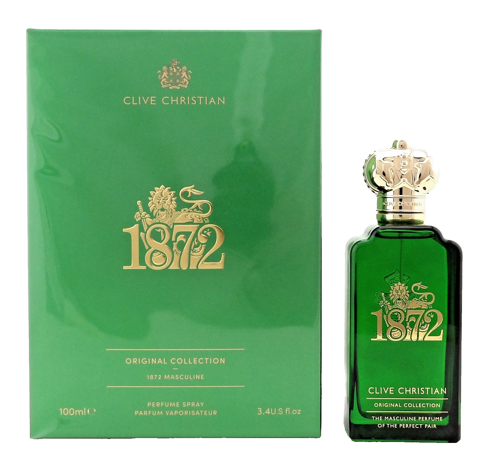 Clive Christian 1872 Masculine 3.4 oz. Perfume Spray for Men. New in Sealed Box