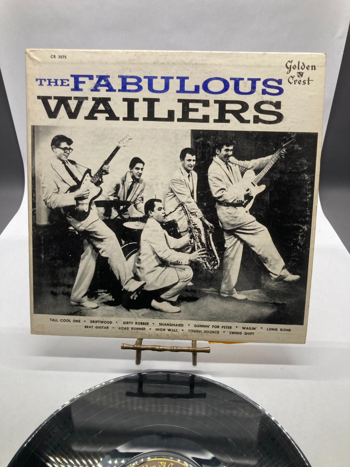 The Wailers The Fabulous Wailers Vinyl LP 1960 Golden Crest Record CR-3075 The Wailers The Fabulous Wailers Vinyl LP 1960 Golden Crest Record CR-3075